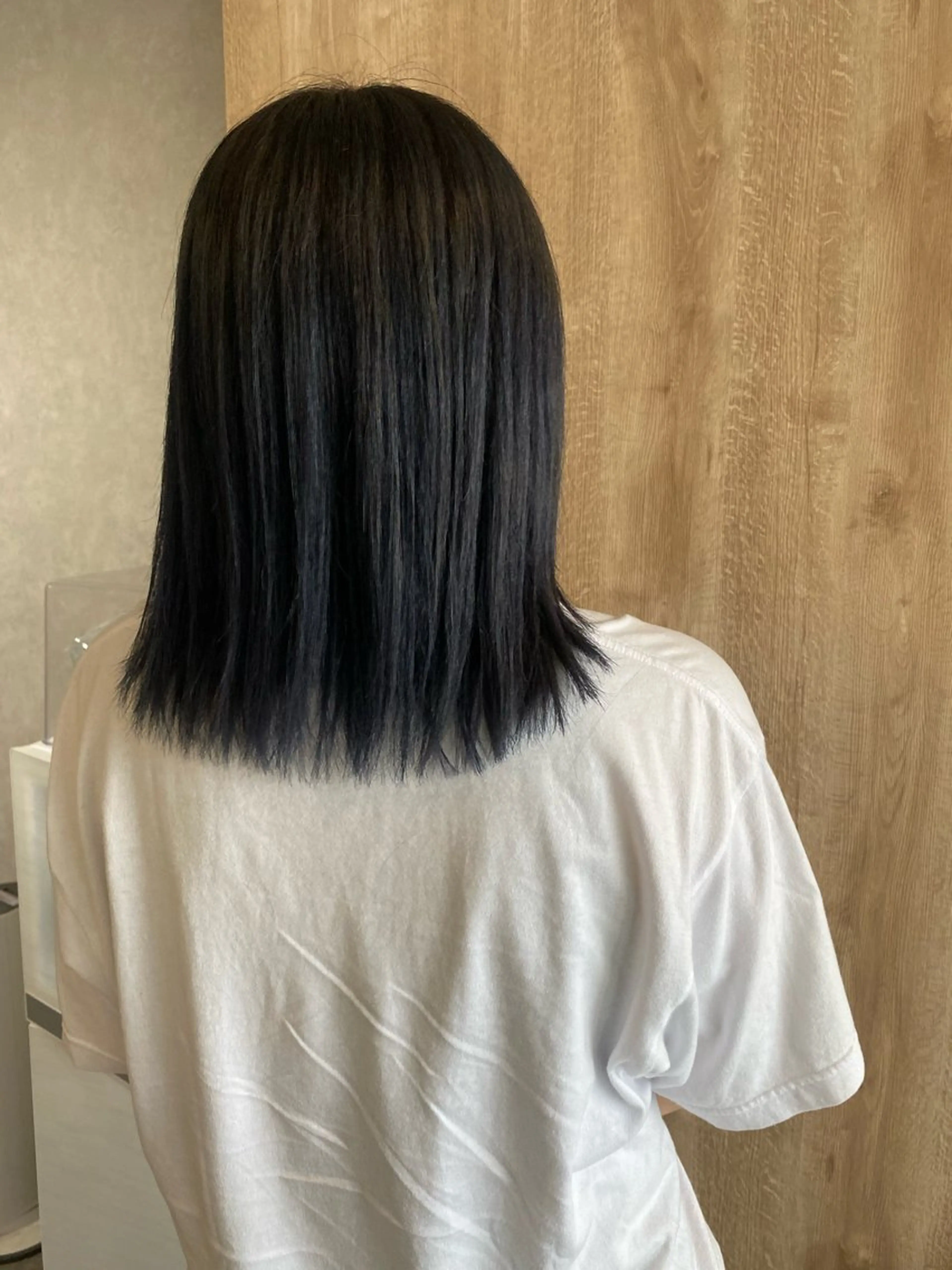 ミディアム カラー 髪質改善 Bish Yanaのヘアスタイル