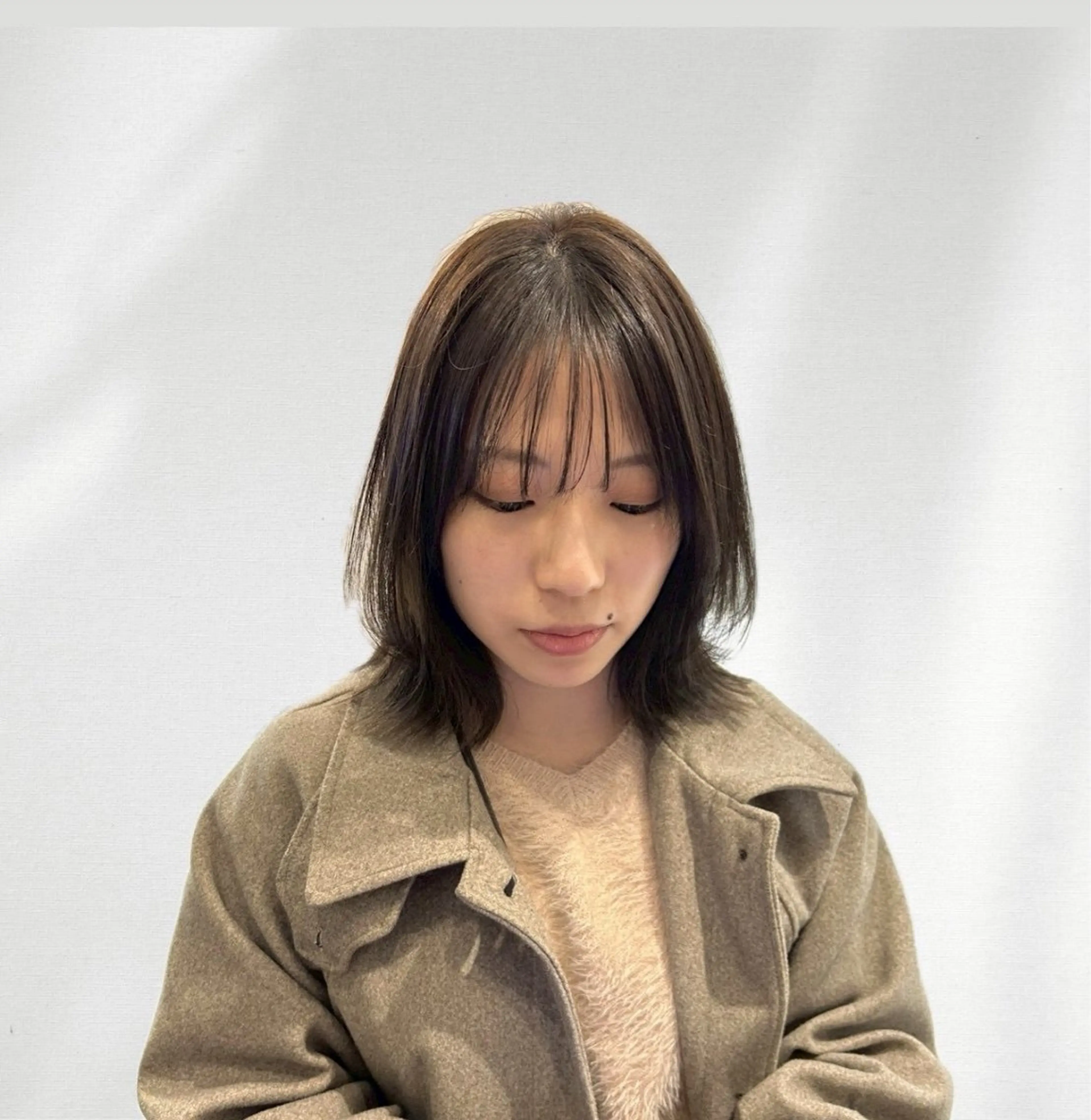 ミディアム カット ヘアカラー トリートメント Bear Fruit 新潟店所属・美髪矯正／ 山田　千里のヘアスタイル