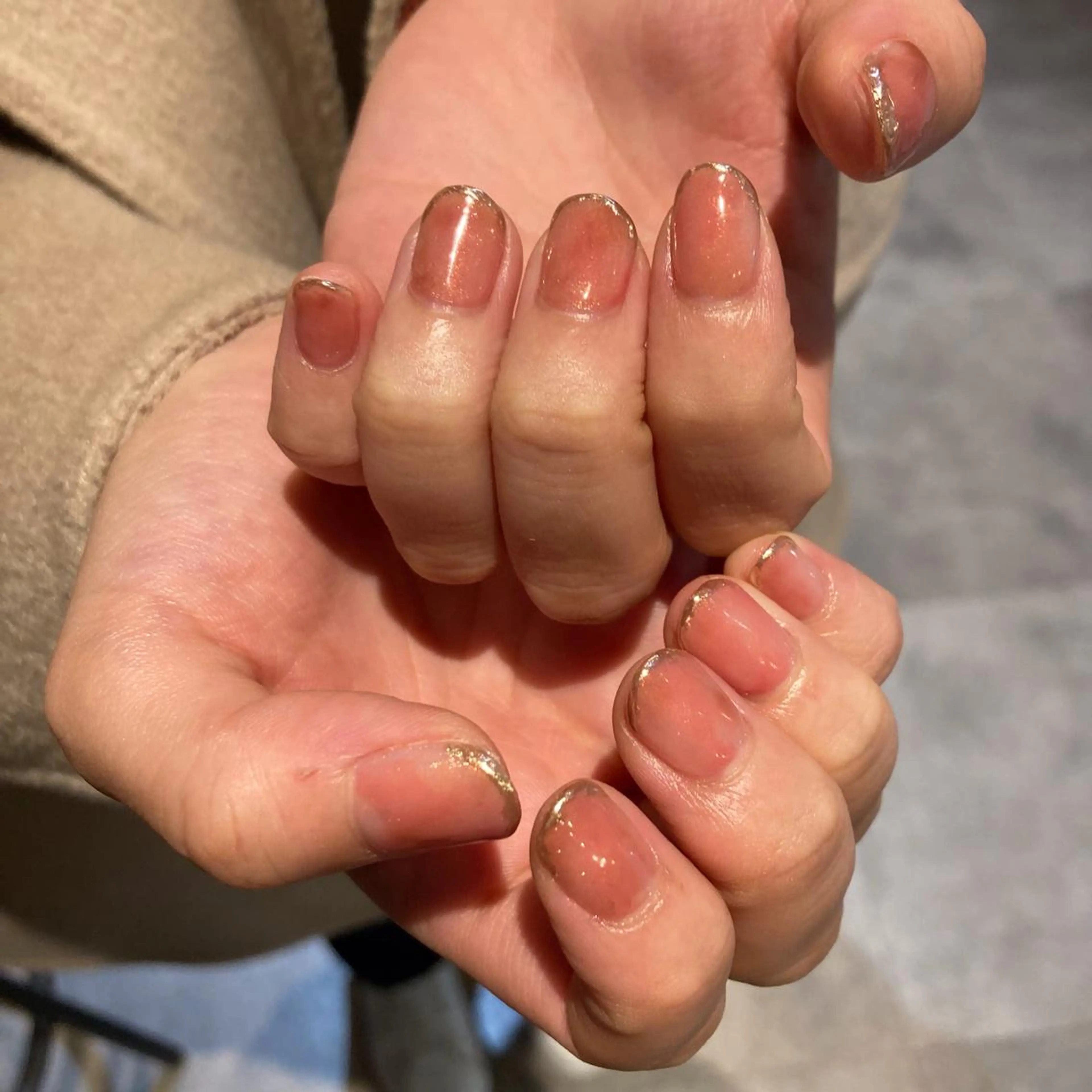 ネイル ミラーネイル パラジェル登録サロン N°nail 立川のネイルデザイン