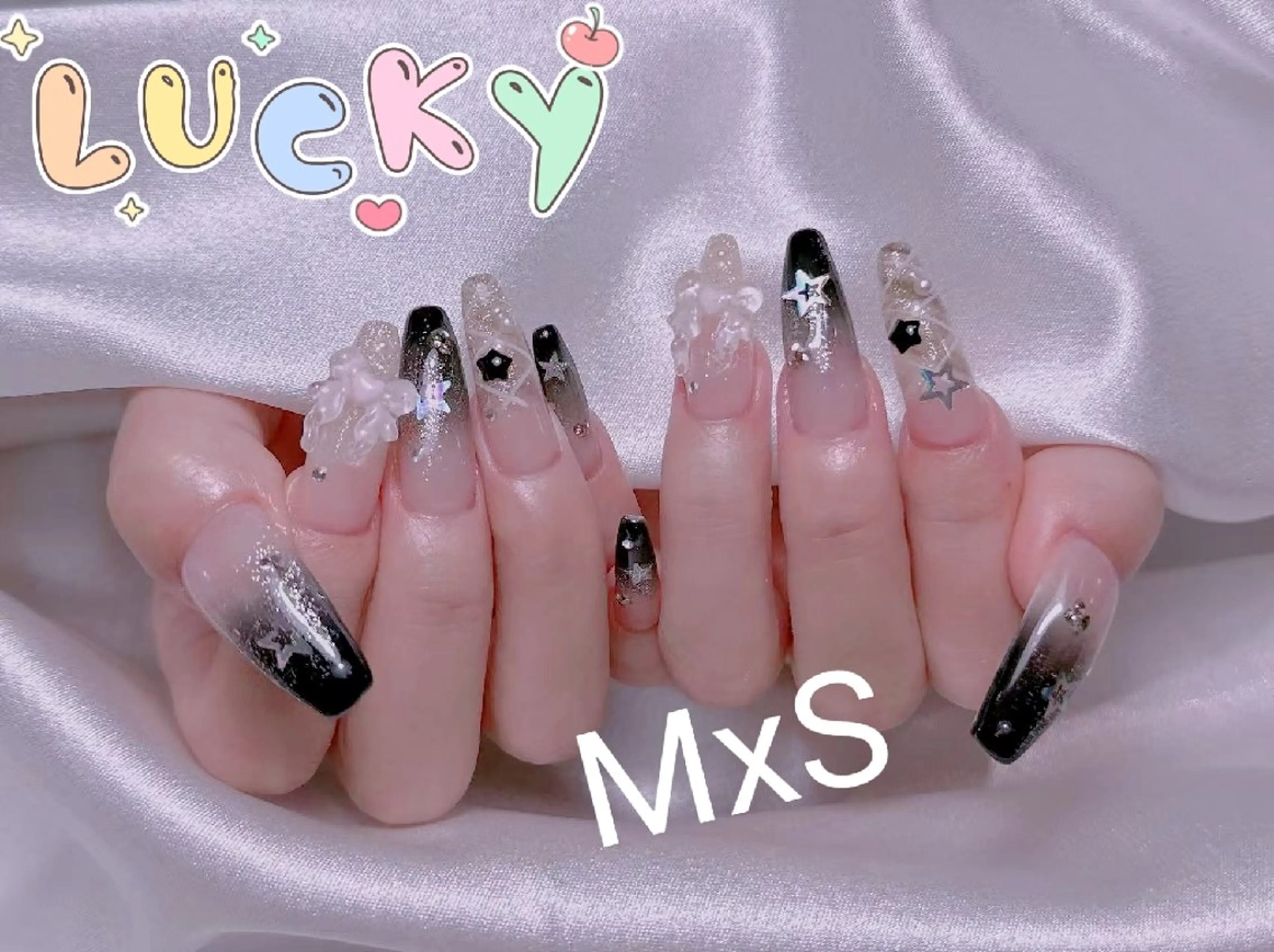 ネイル ハンドネイル MxS Nail(長さだし/フィルイン/マグネット/韓国ネイル/ワンホンネイル/ワンカラー)所属・MxS リィリィのネイルデザイン