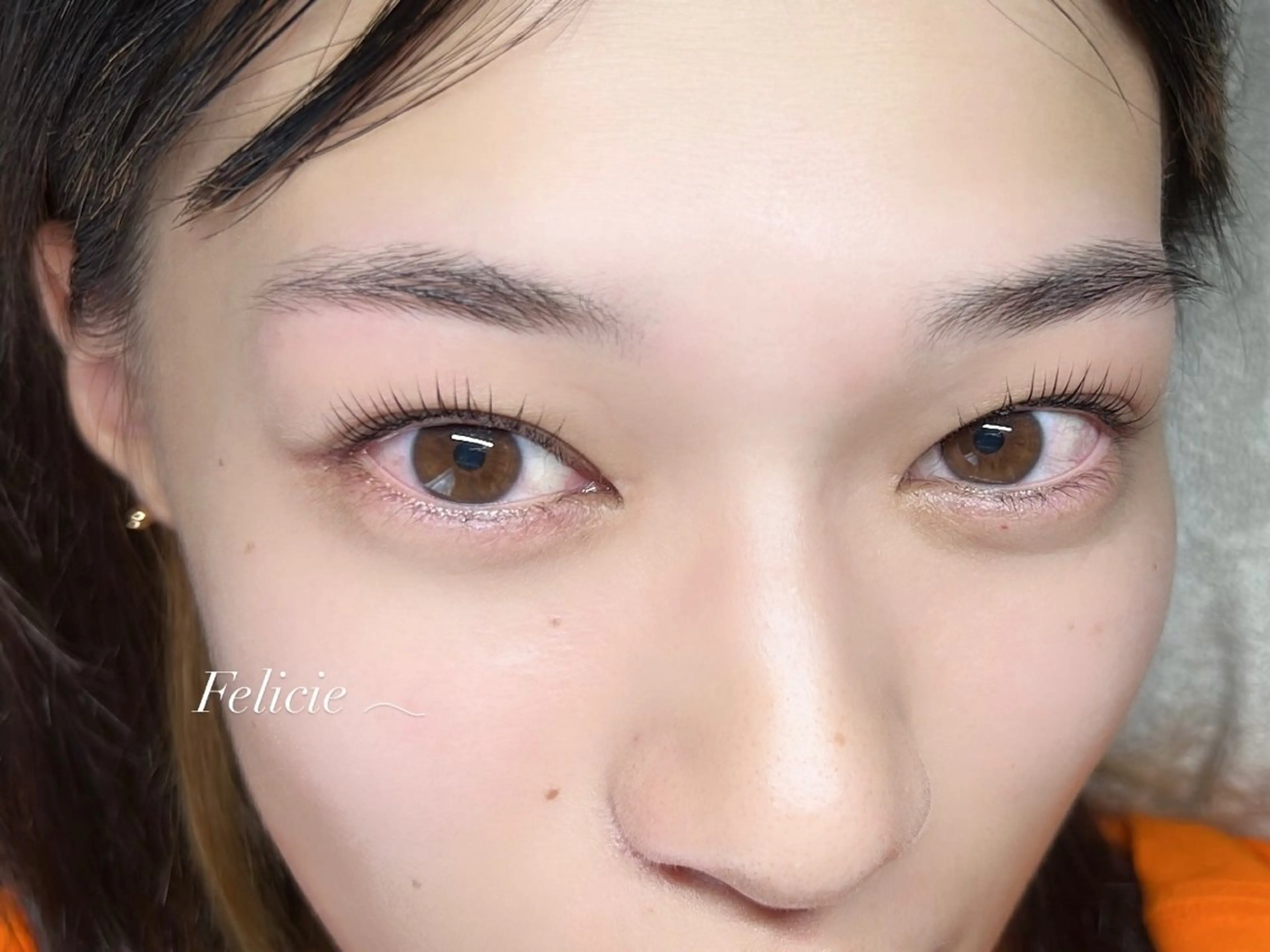 マツエク・マツパ パリジェンヌラッシュリフト マツパ Felicie＊ Sayakaのマツエク・マツパデザイン