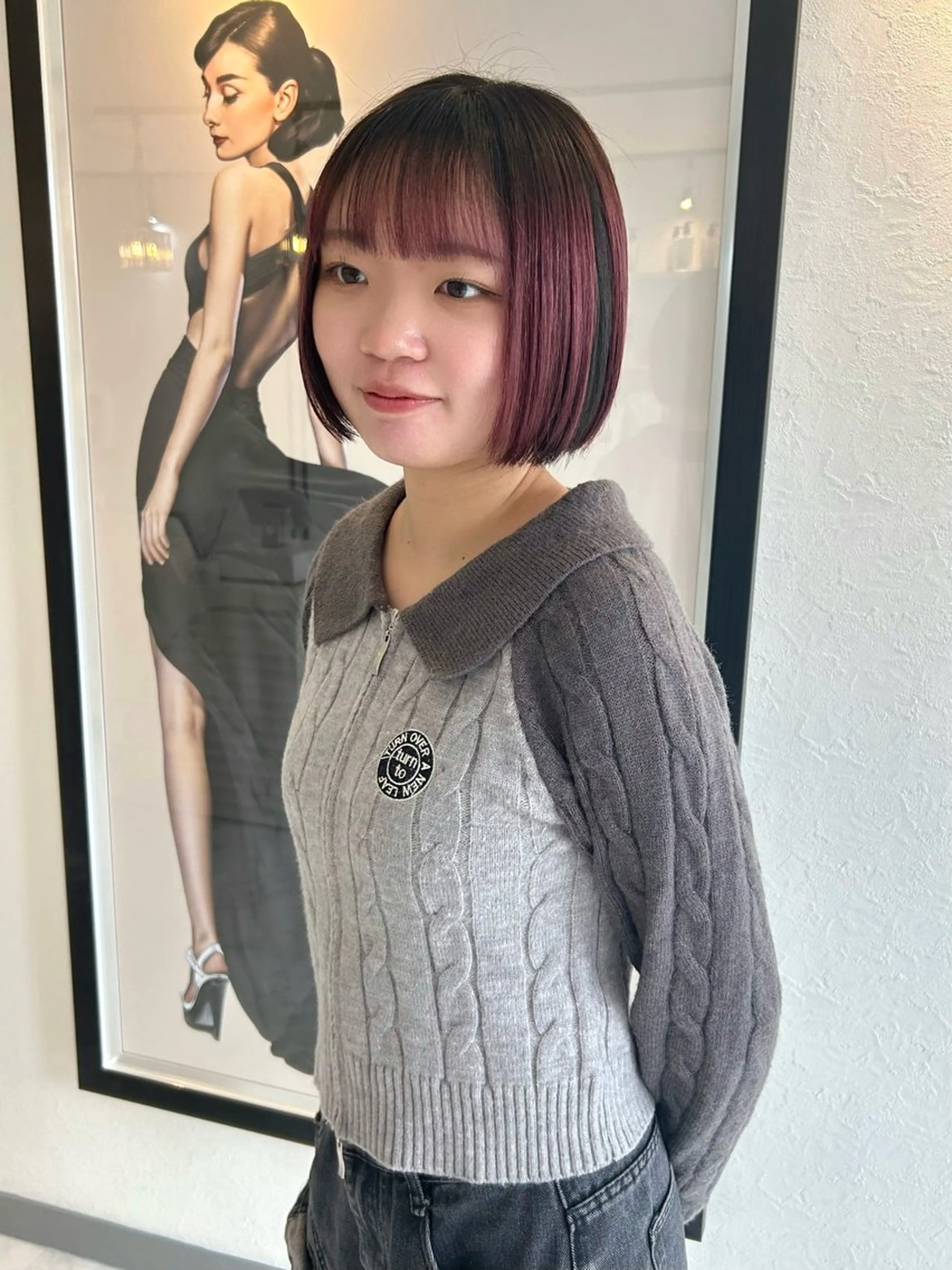 ショート カラー ヘアカラー Via  京都烏丸所属・ハイトーン/髪質改善 /レイヤー/りなのヘアスタイル