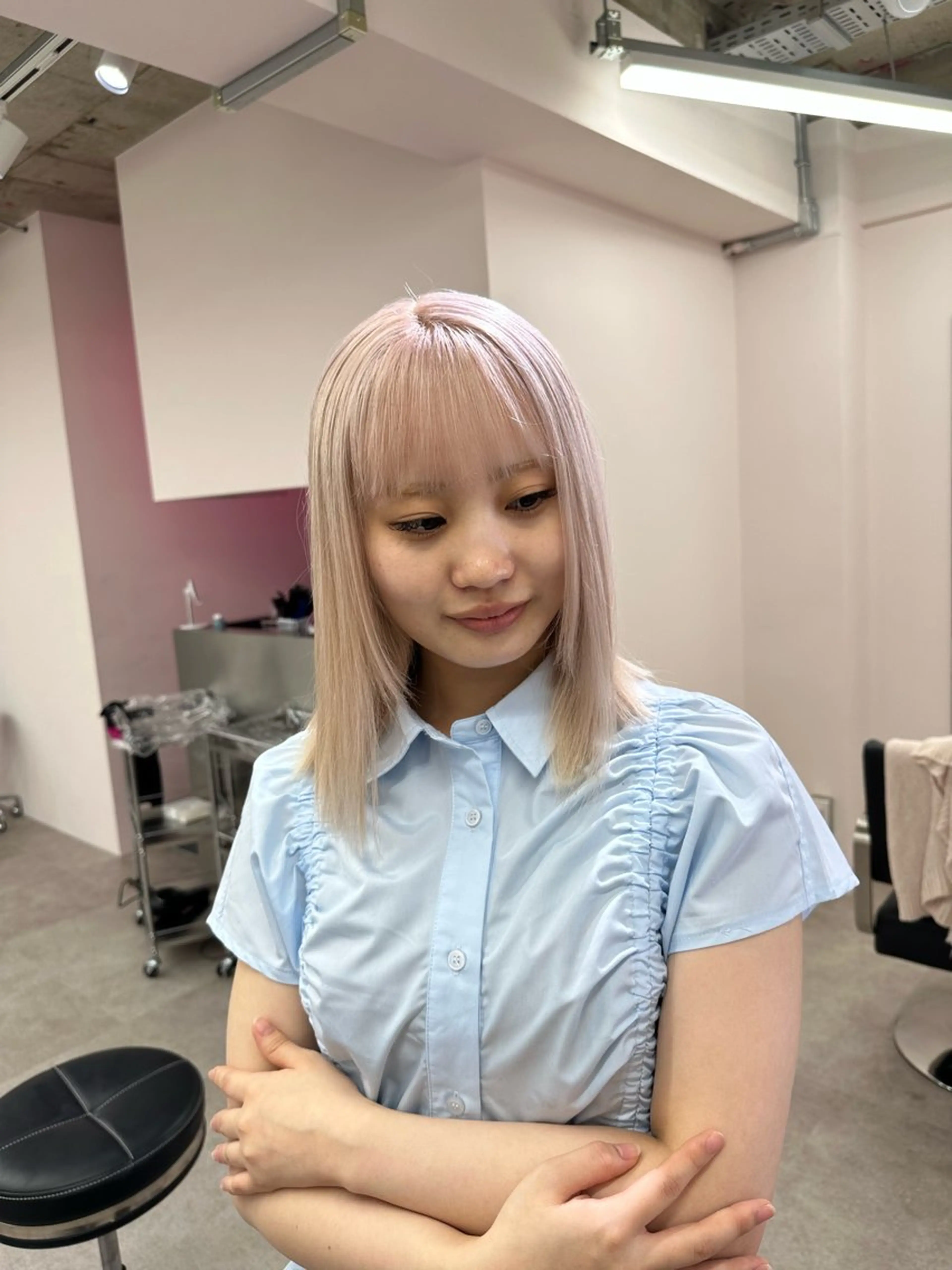 カラー ベージュカラー ホワイトベージュ ブリーチカラー 特化/MAHIROのヘアスタイル