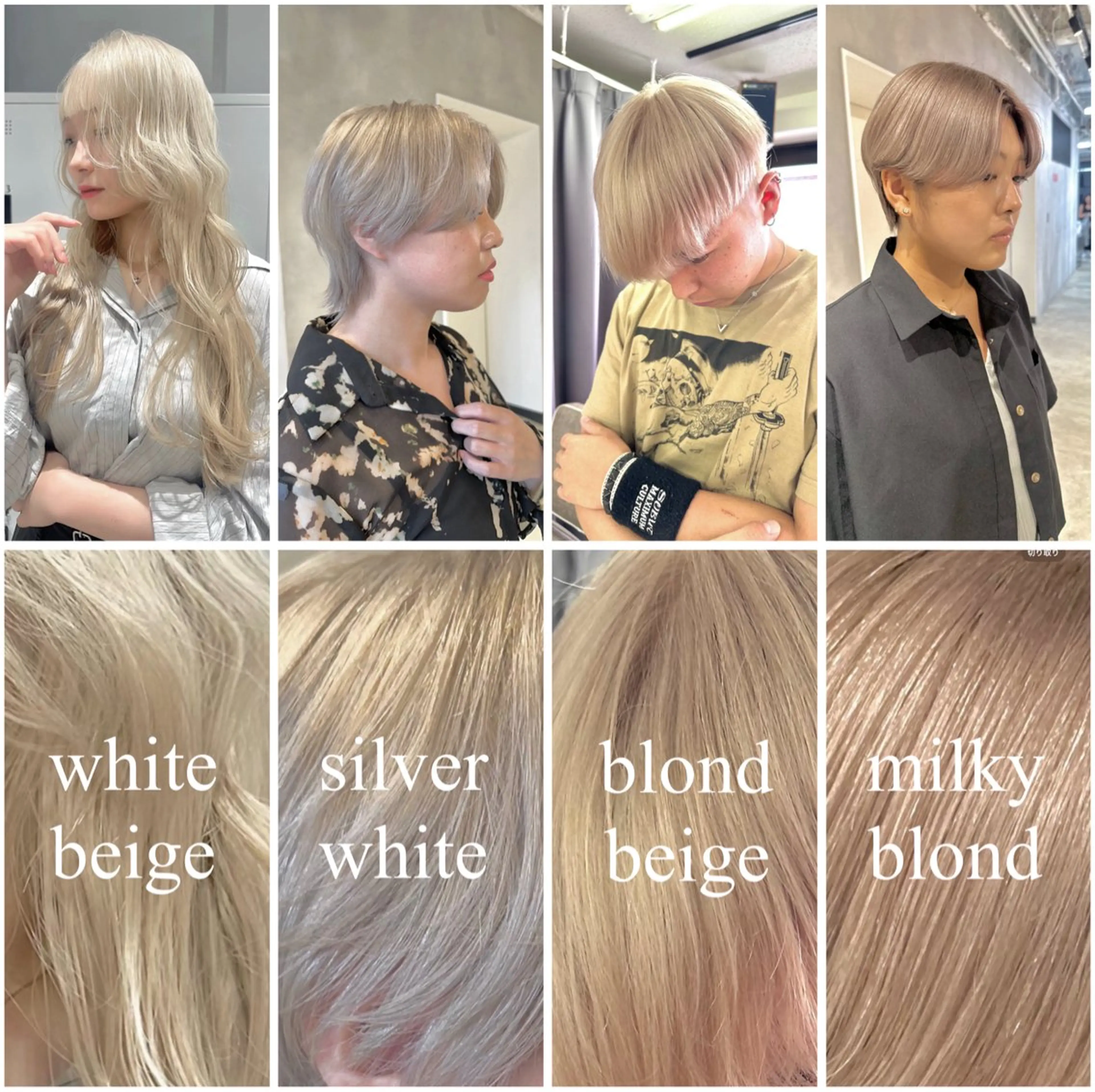 カラー ブリーチ ブロンド ケアブリーチ ダブルカラー ハイトーンカラー 似合わせ小顔ショート /akane🐰♥️のヘアスタイル