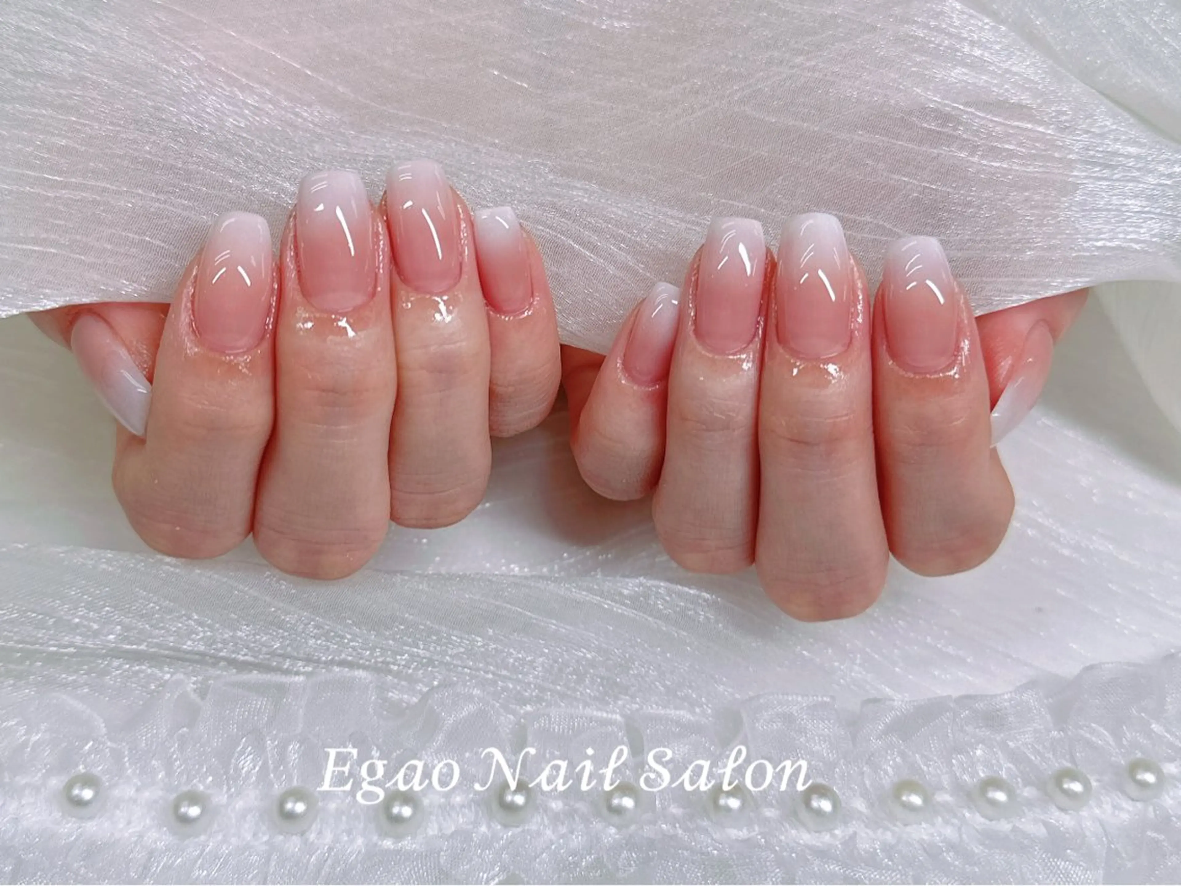 ネイル アートネイル フットネイル フレンチネイル ジェルネイル グラデーション ハンドネイル Egao Nail Salonのネイルデザイン