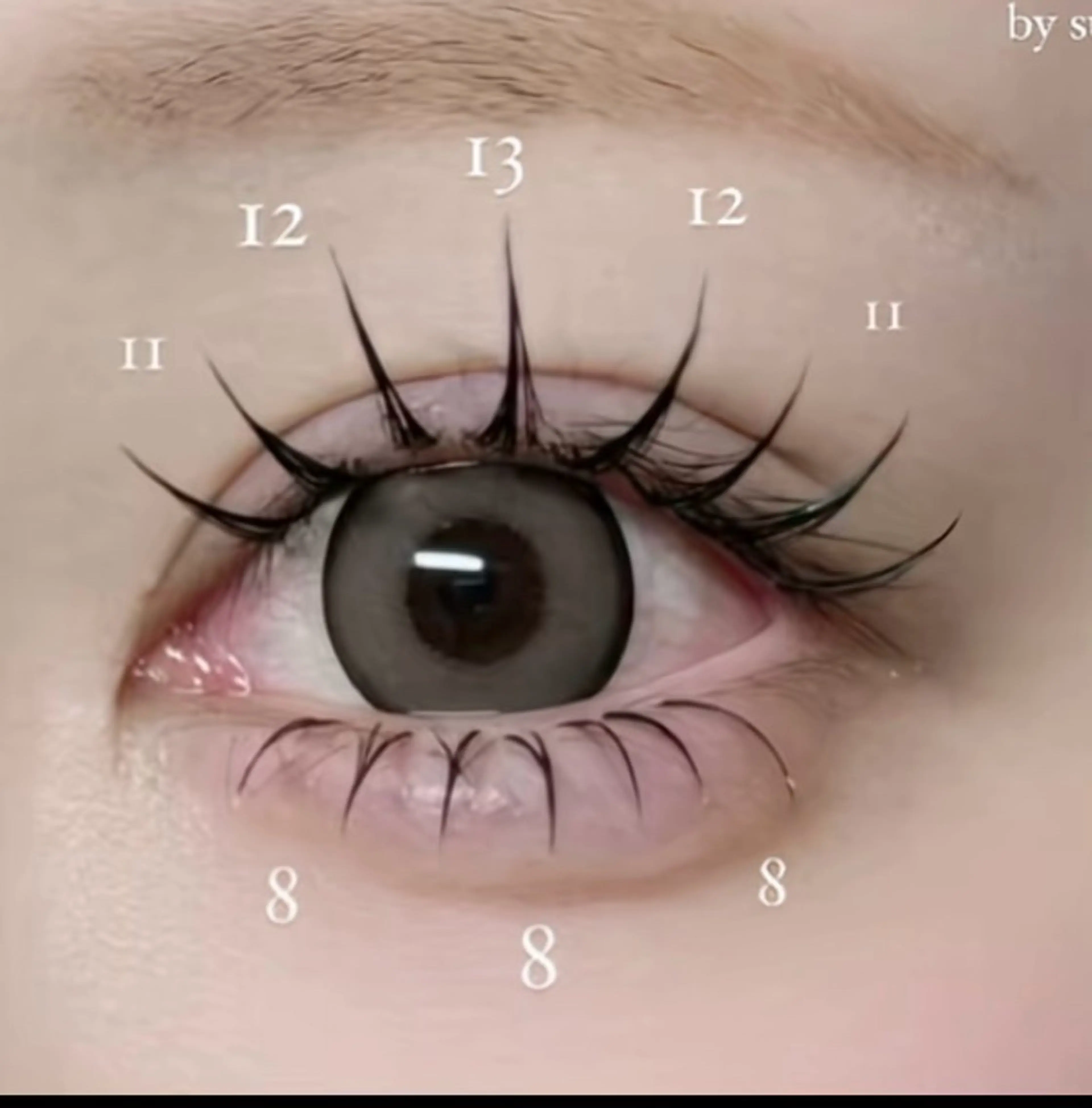 マツエク・マツパ ナチュラル ワンホンマツエク ♥️ジ ジ♥️のマツエク・マツパデザイン