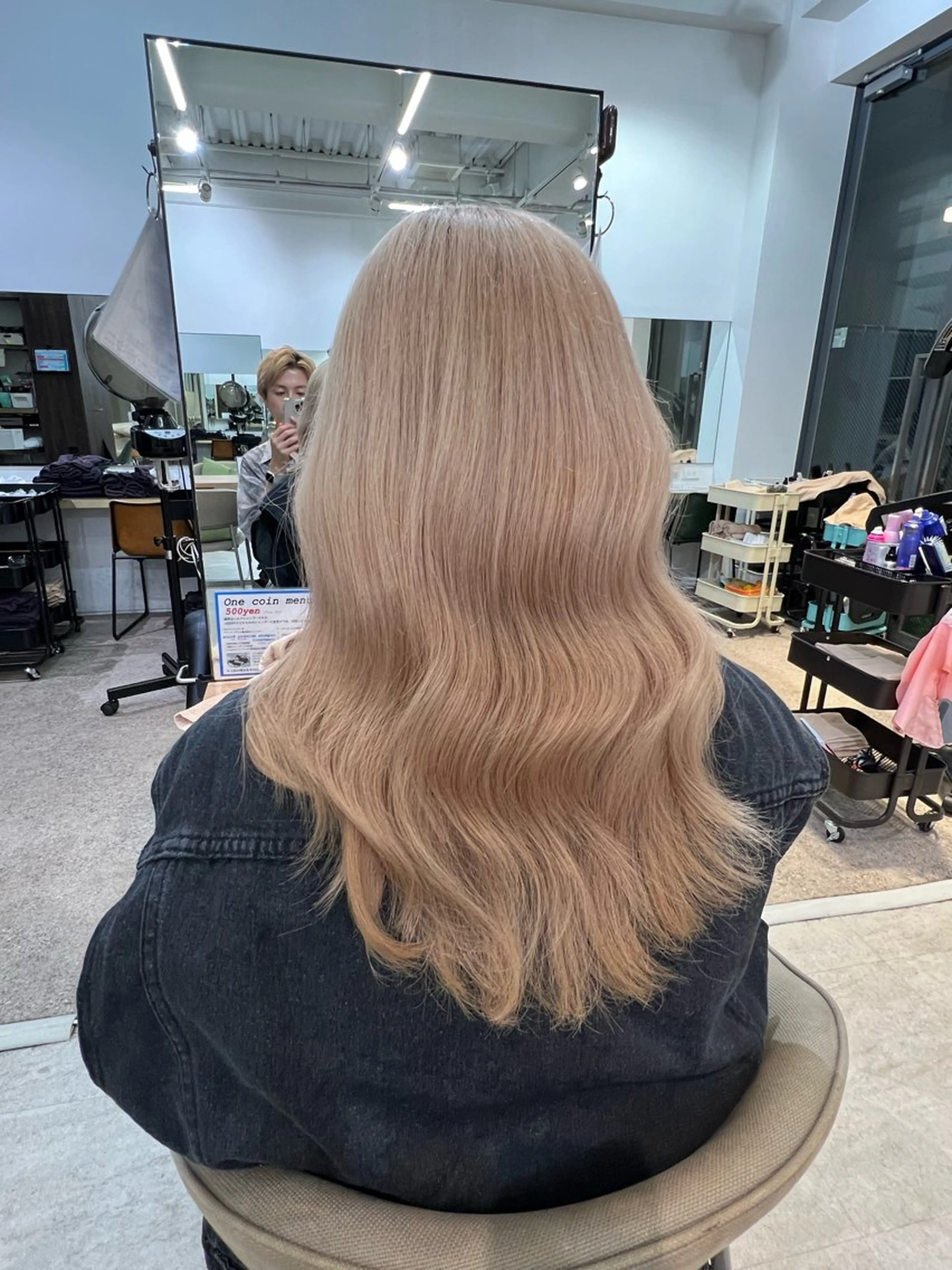 ミディアム カラー ⭐️似合わせボブ 縮毛矯正⭐️かえでのヘアスタイル