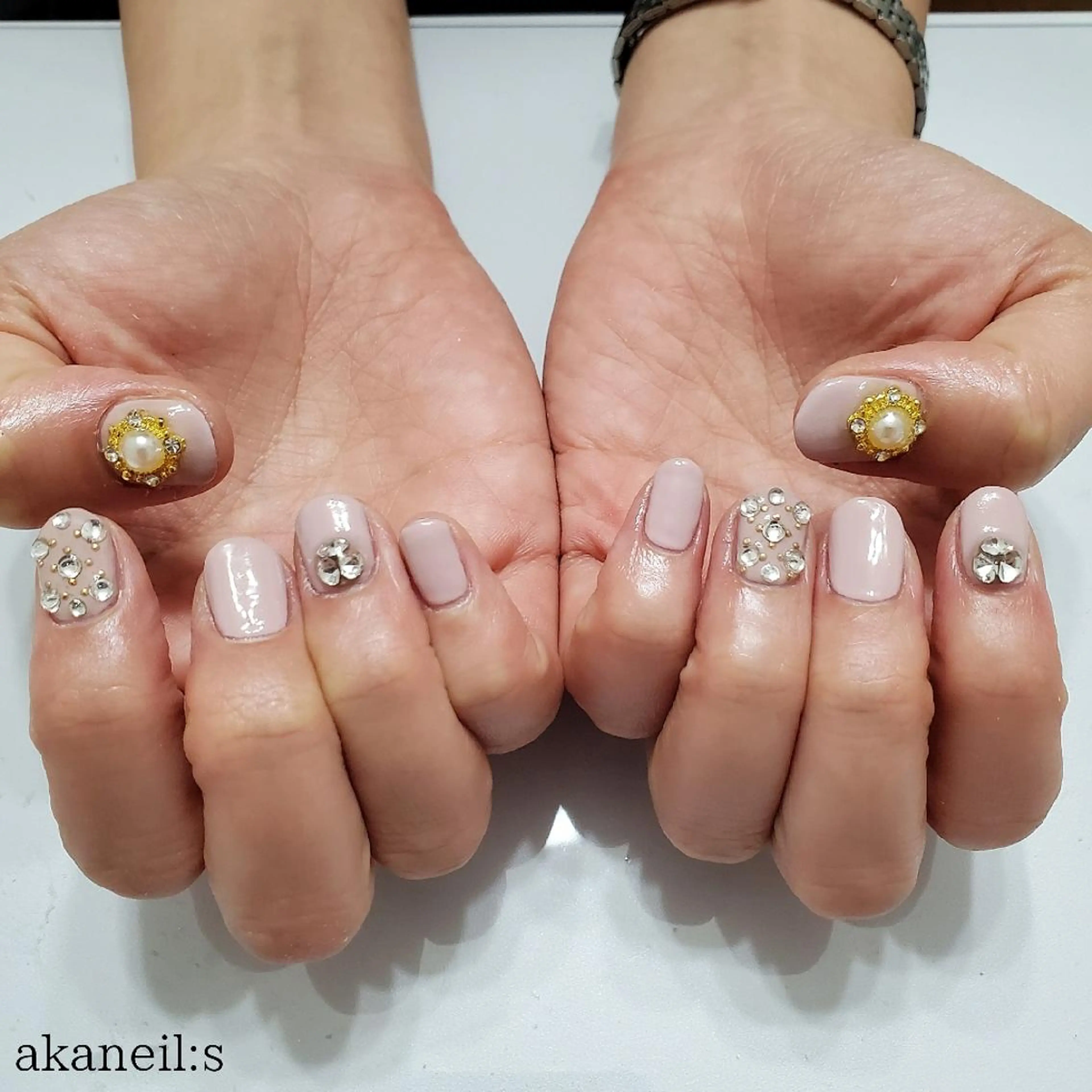 ネイル ブライダルネイル 【akaneils】 アカネのネイルデザイン