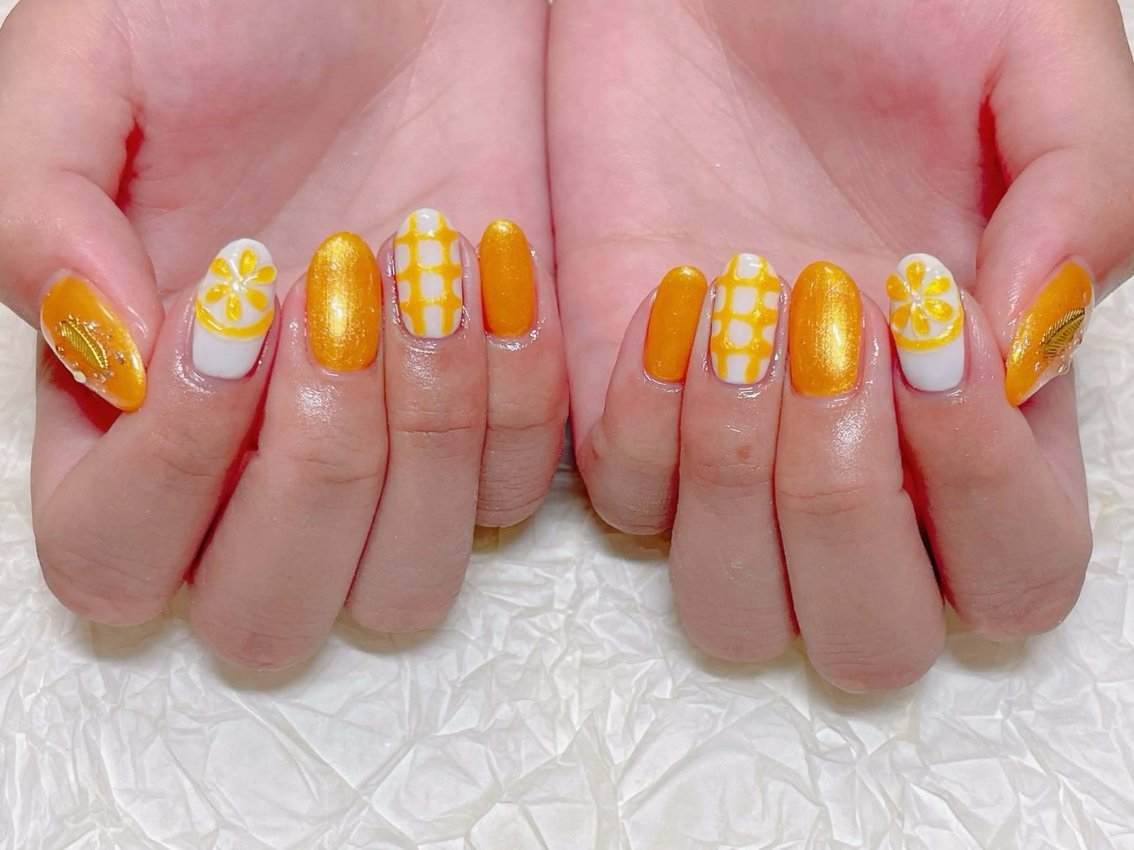ネイル アートネイル チークネイル ジェルネイル グラデーション マグネットネイル ハンドネイル ゆ か_Nails💫のネイルデザイン