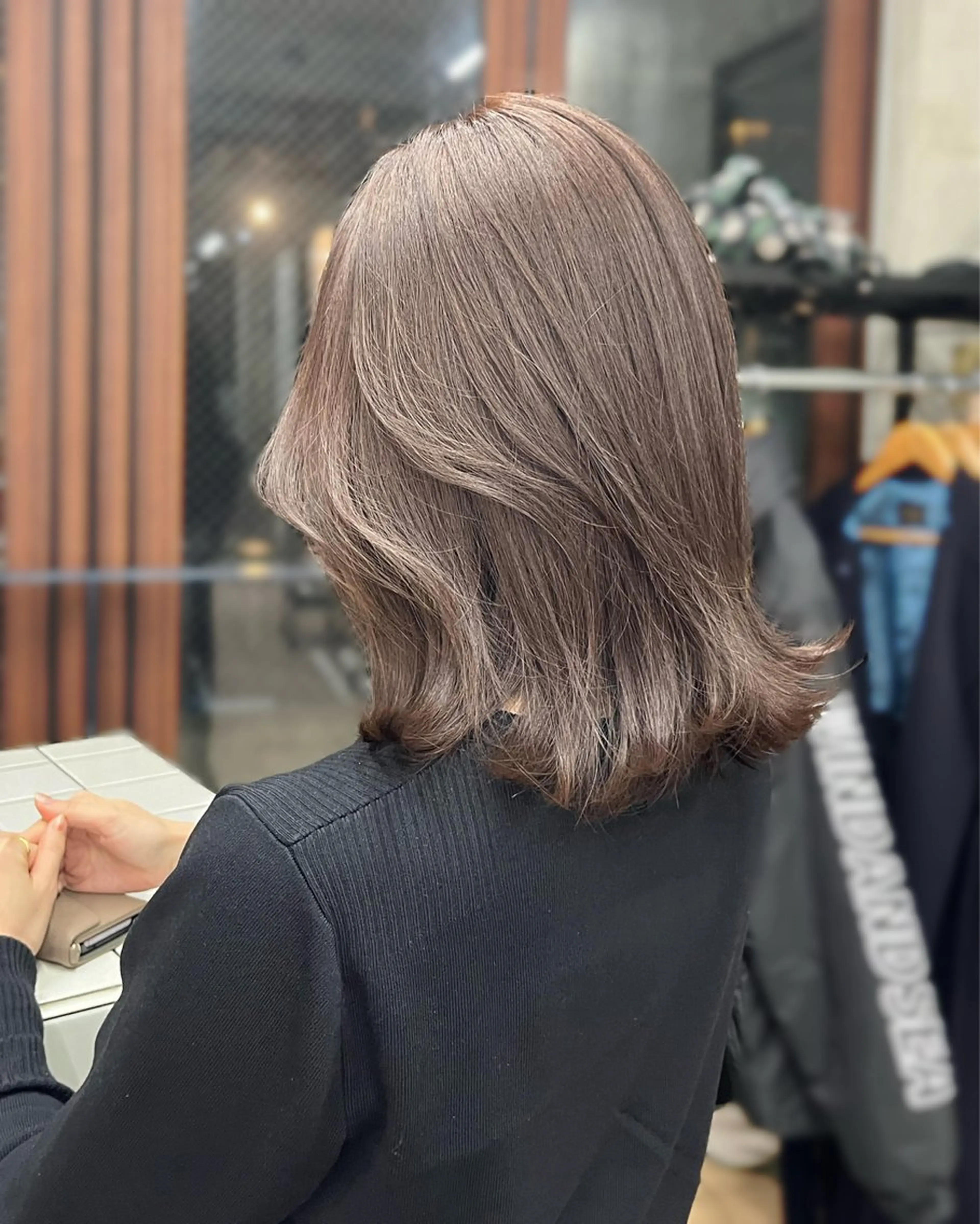 ミディアム カラー カット ヘアカラー SALT WATER所属・🫐 𝐌𝐚𝐨 🫐似合わせcutのヘアスタイル