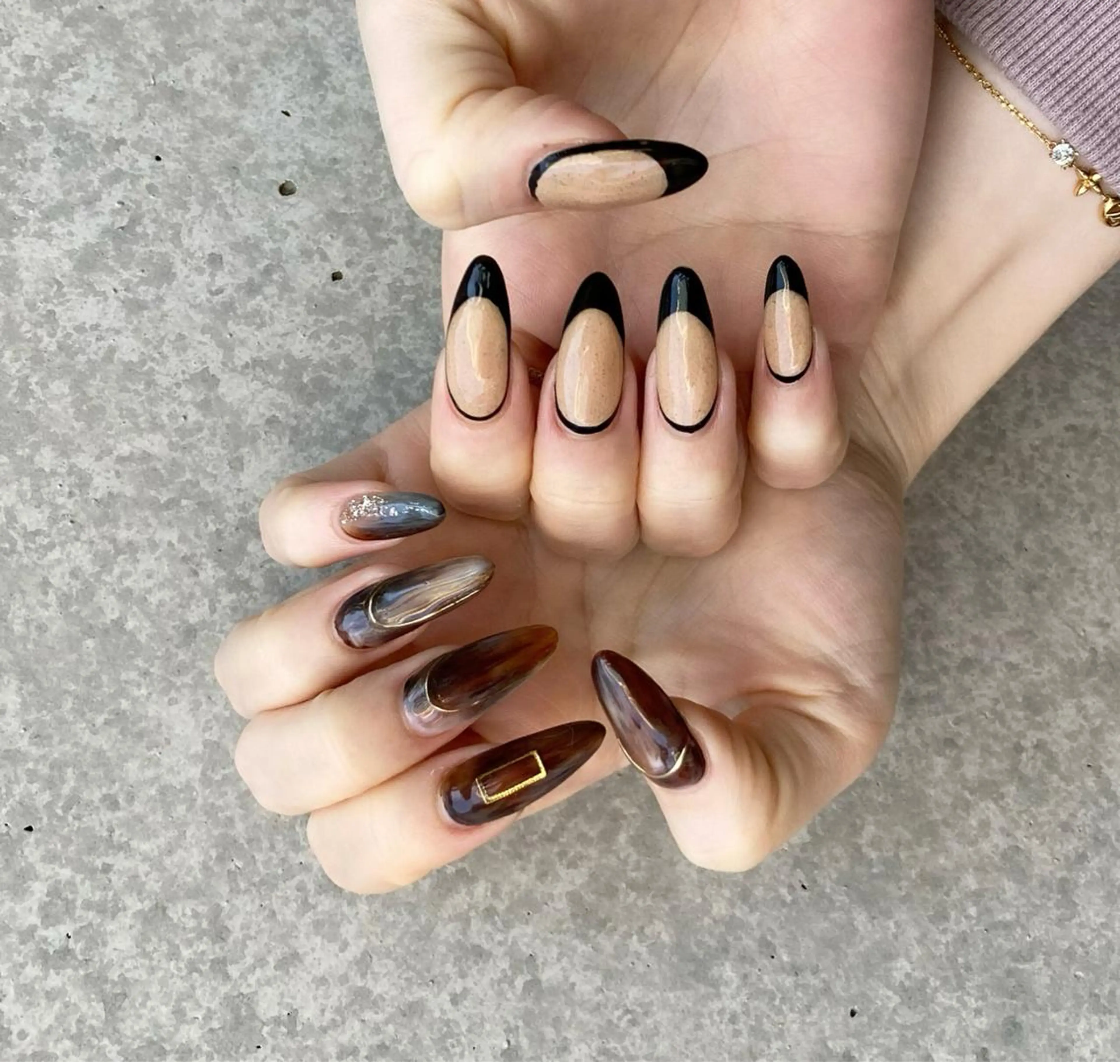ネイル 持ち込み スカルプネイル ハンドネイル nail salon Soeurのネイルデザイン