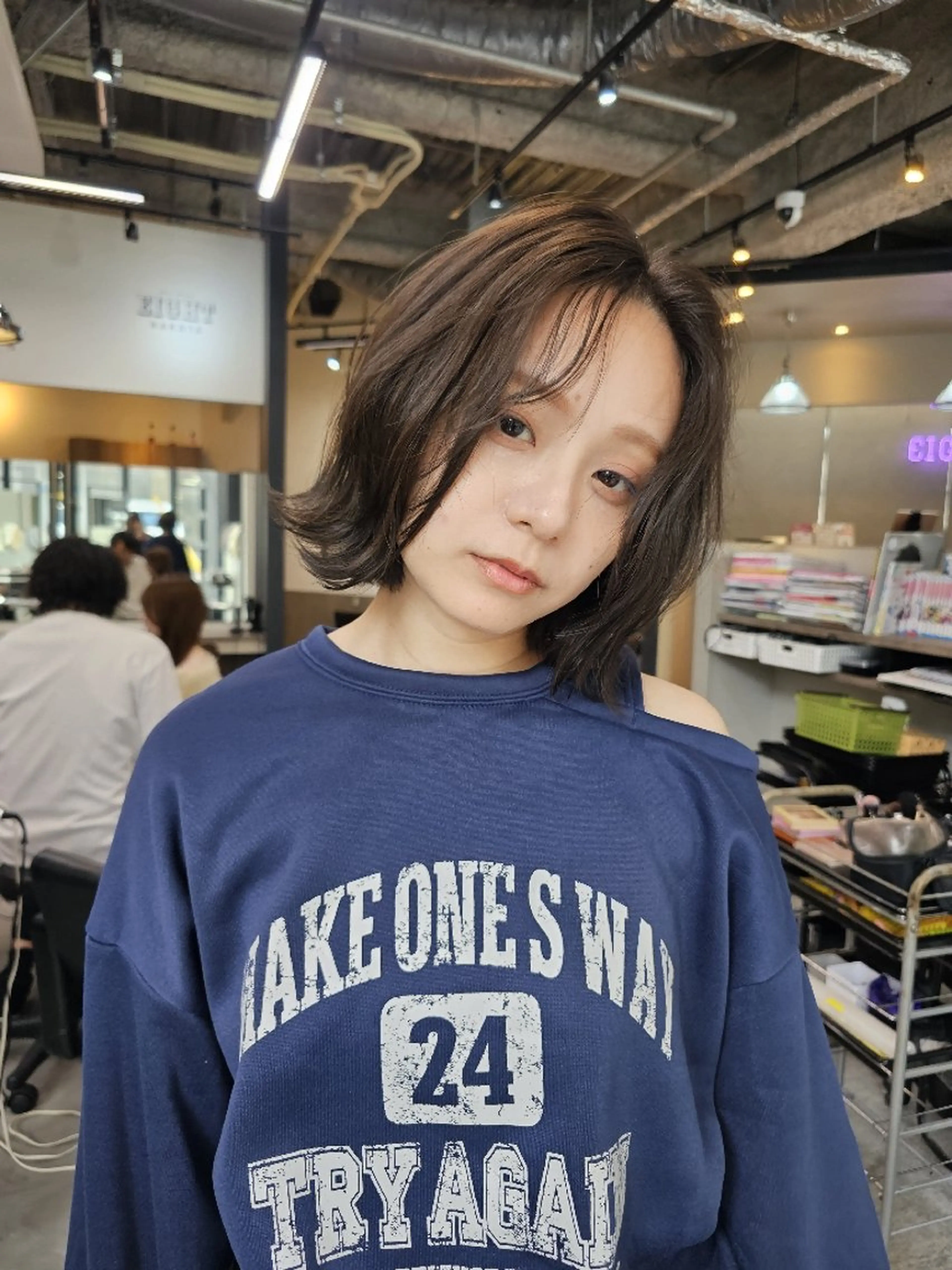 ショート カット ヘアカラー トリートメント Ayu🐾 ブリーチ無しカラーのヘアスタイル