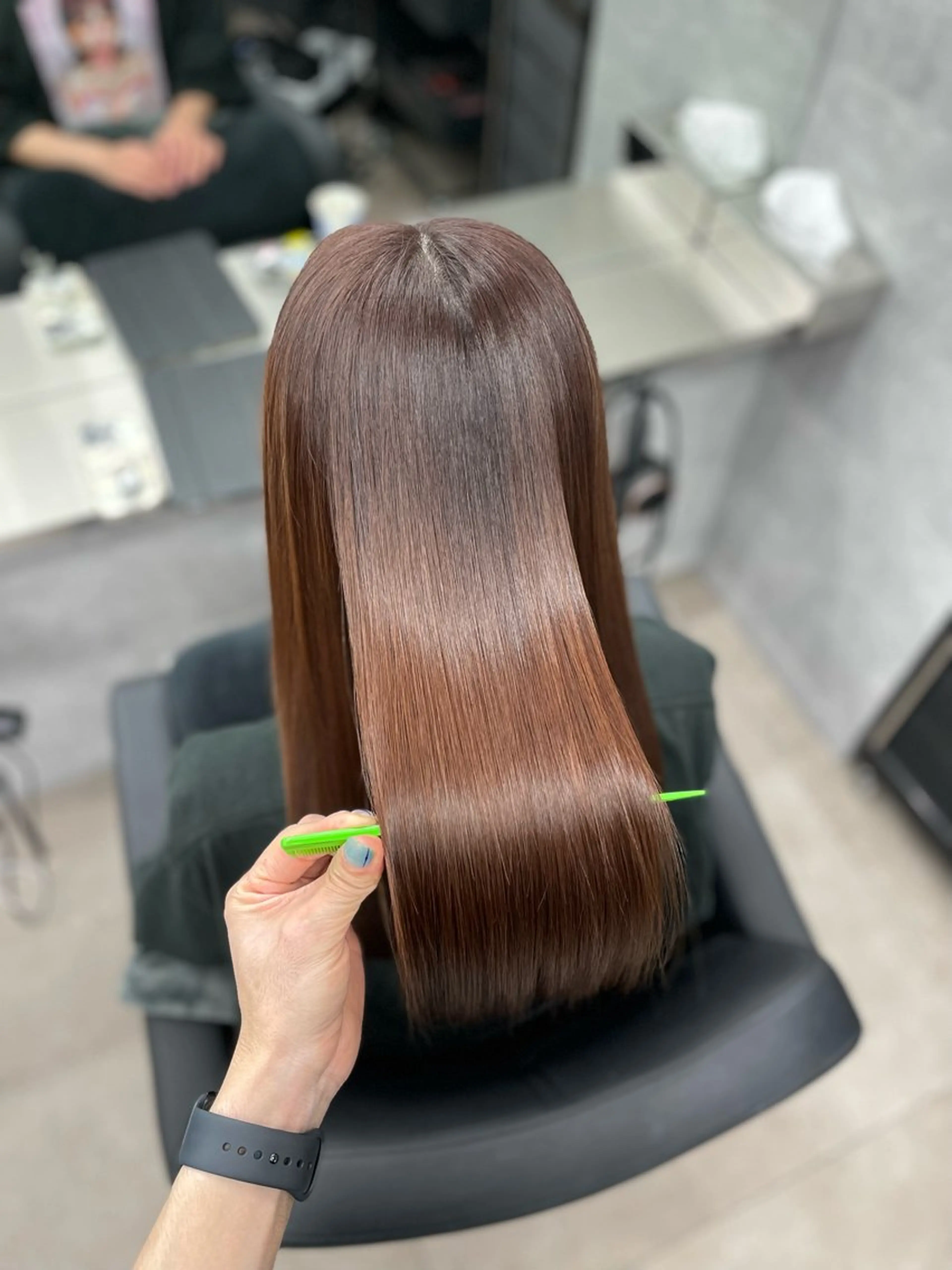 ロング カット 縮毛矯正 トリートメント CYNTHIADUE 店長✂︎IRISUのヘアスタイル