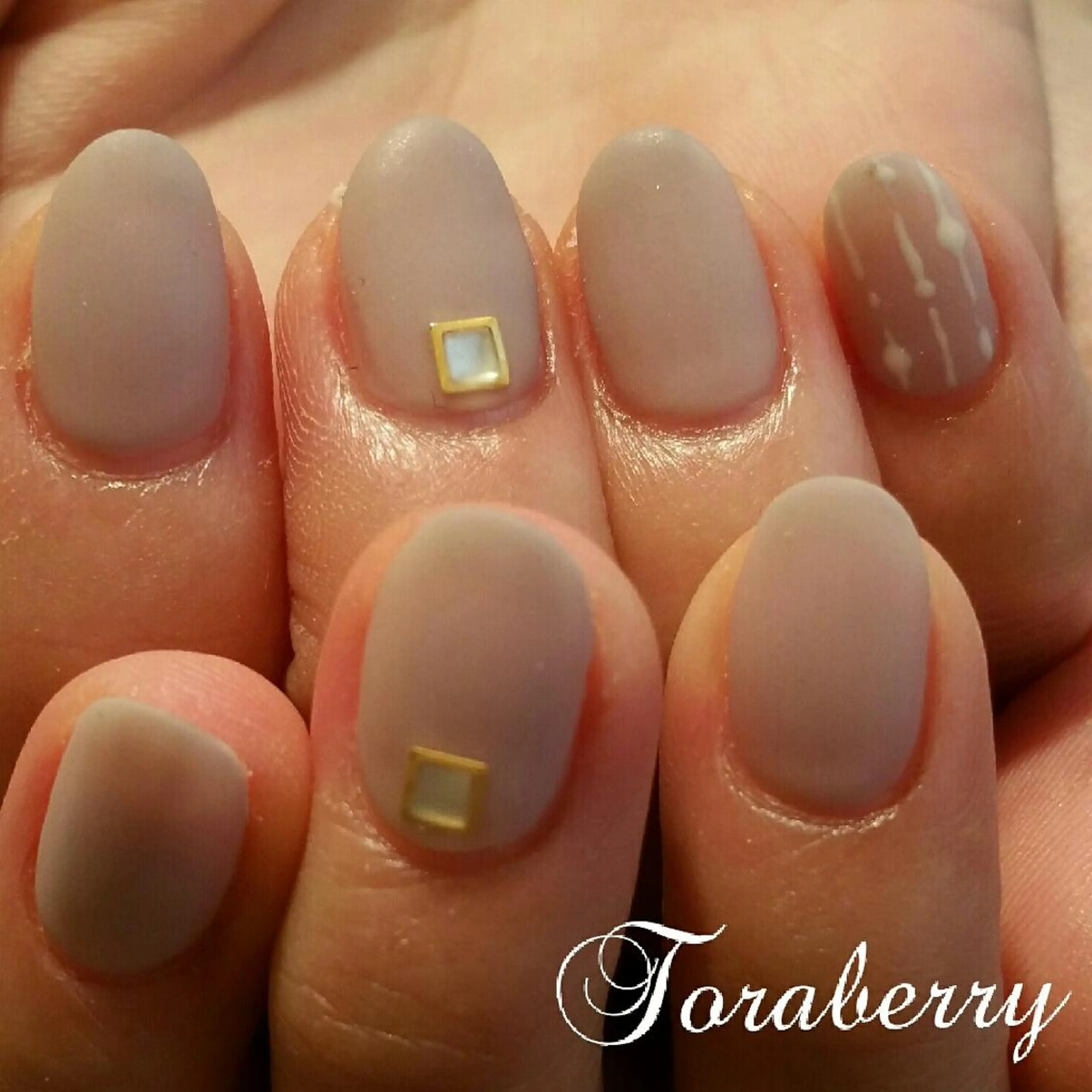 ネイル マットネイル ネイリスト なつみのネイルデザイン