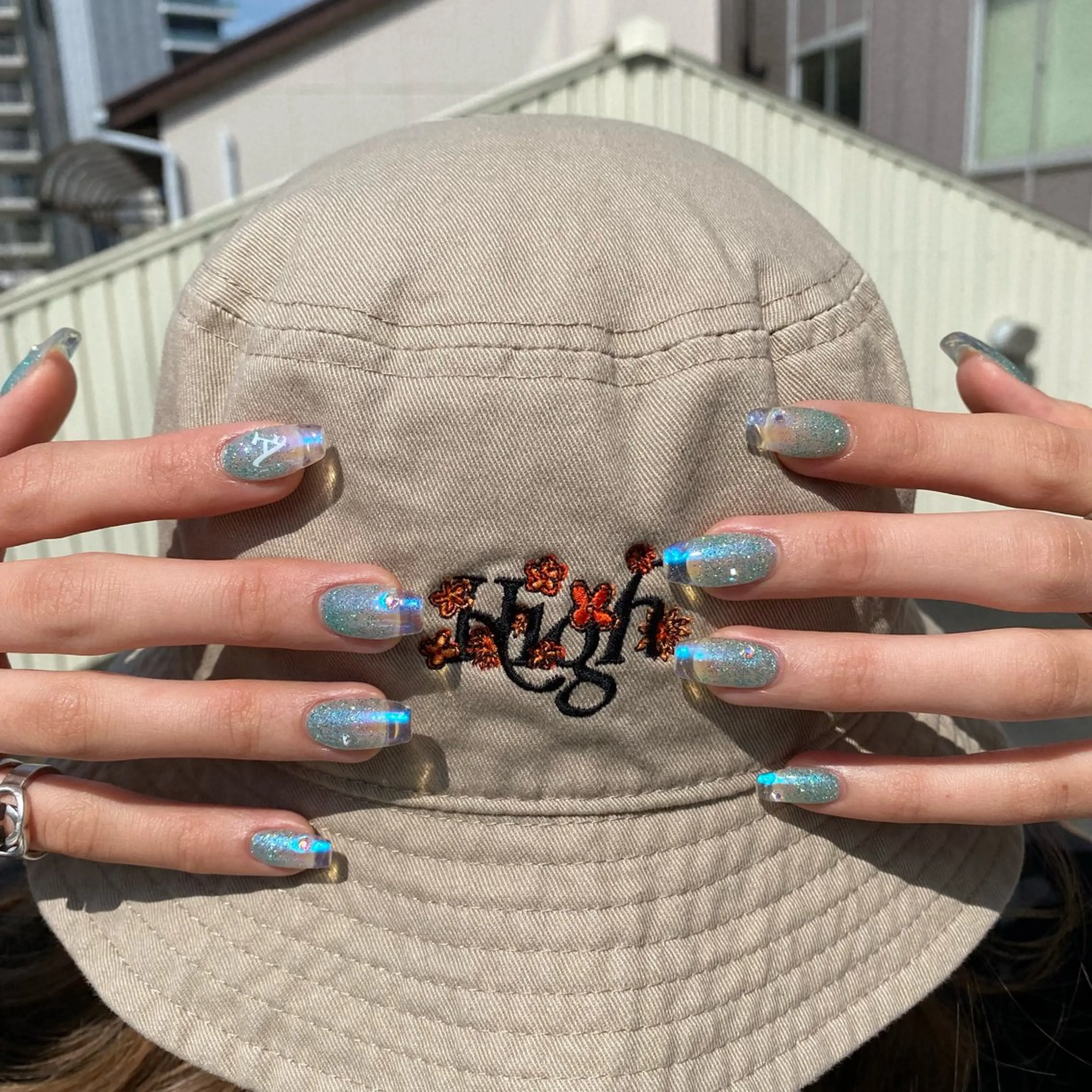 ネイル ハンドネイル ʟᴀʙᴇʟ ᴍᴀᴍɪのネイルデザイン