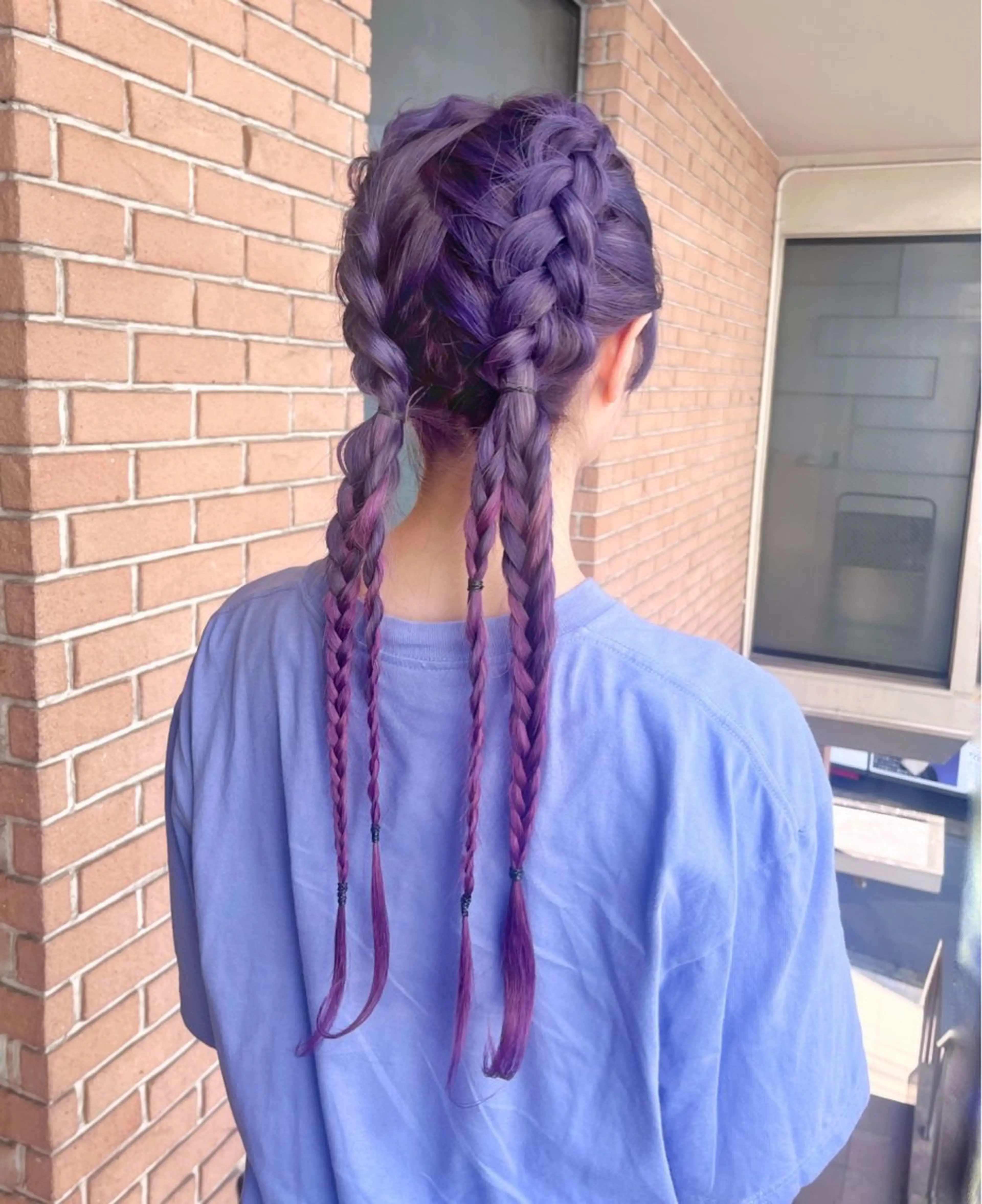 ロング カラー ヘアアレンジ ロング ヘアセット ピンクカラー🩷 ヘアセットＮＯ.1のヘアスタイル