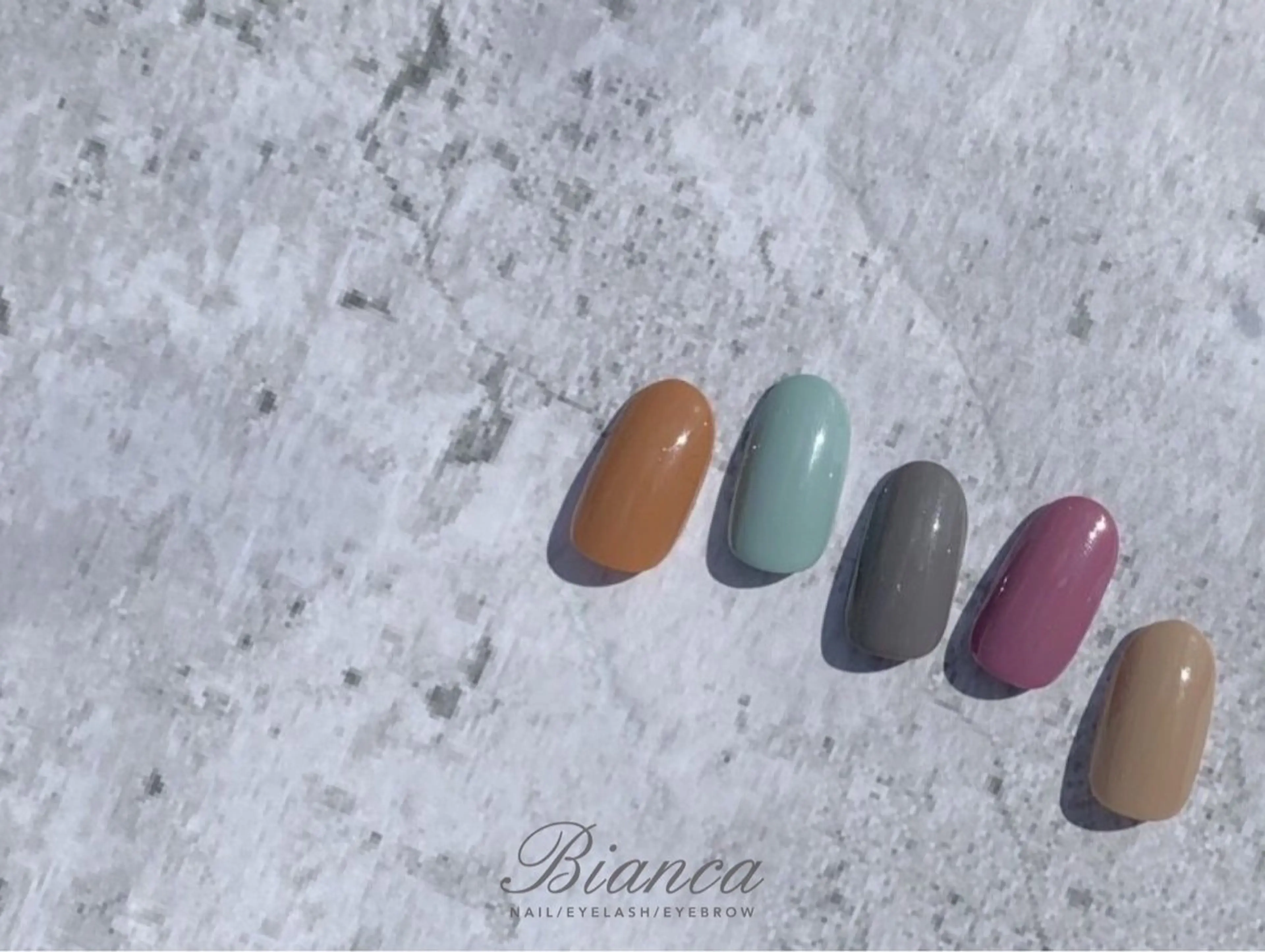 ネイル アートネイル フレンチネイル ジェルネイル パラジェル 春ネイル Bianca市ヶ谷店 Aiuraのネイルデザイン