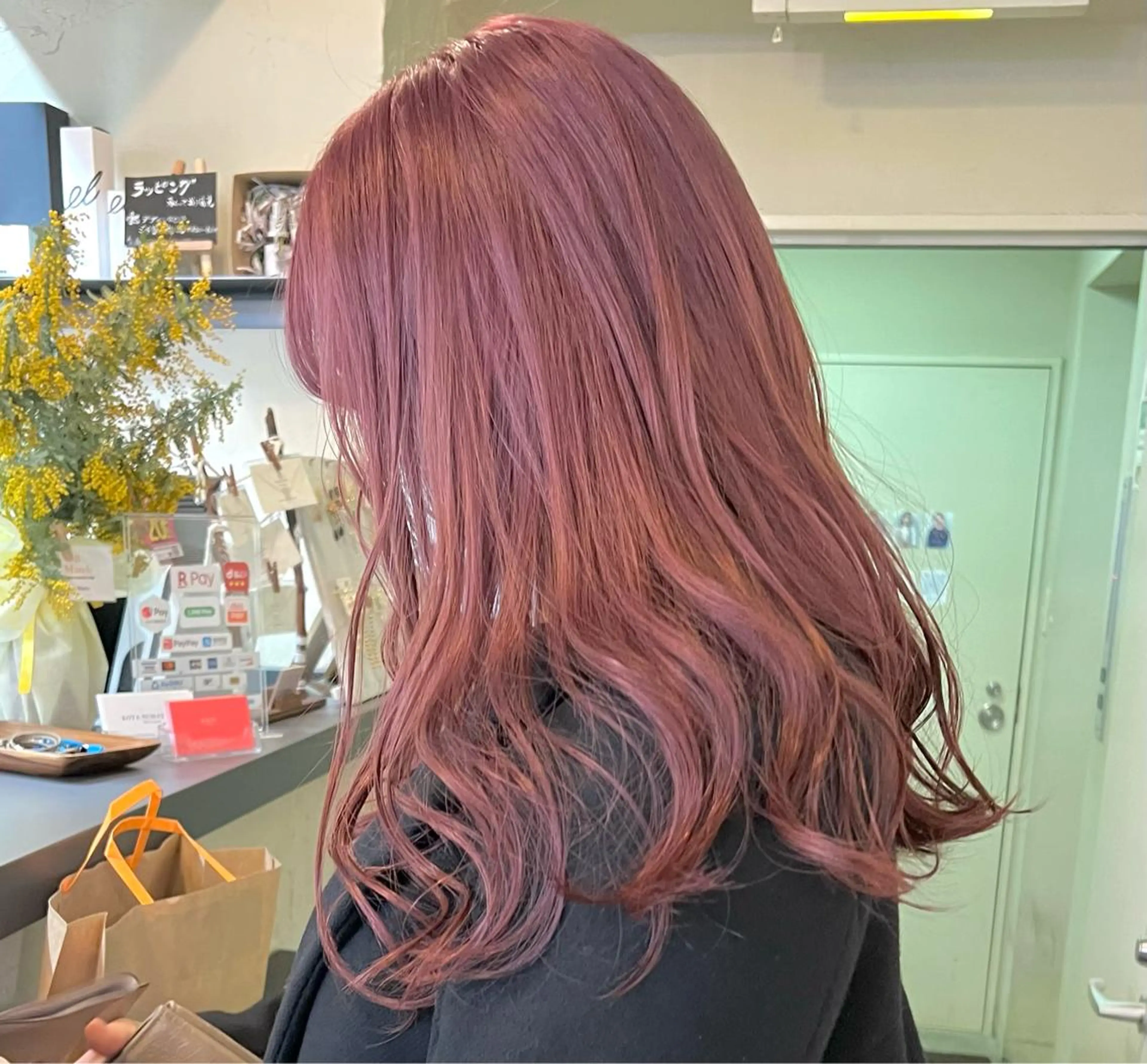 セミロング カラー ヘアカラー ユメナ ̖́-のヘアスタイル