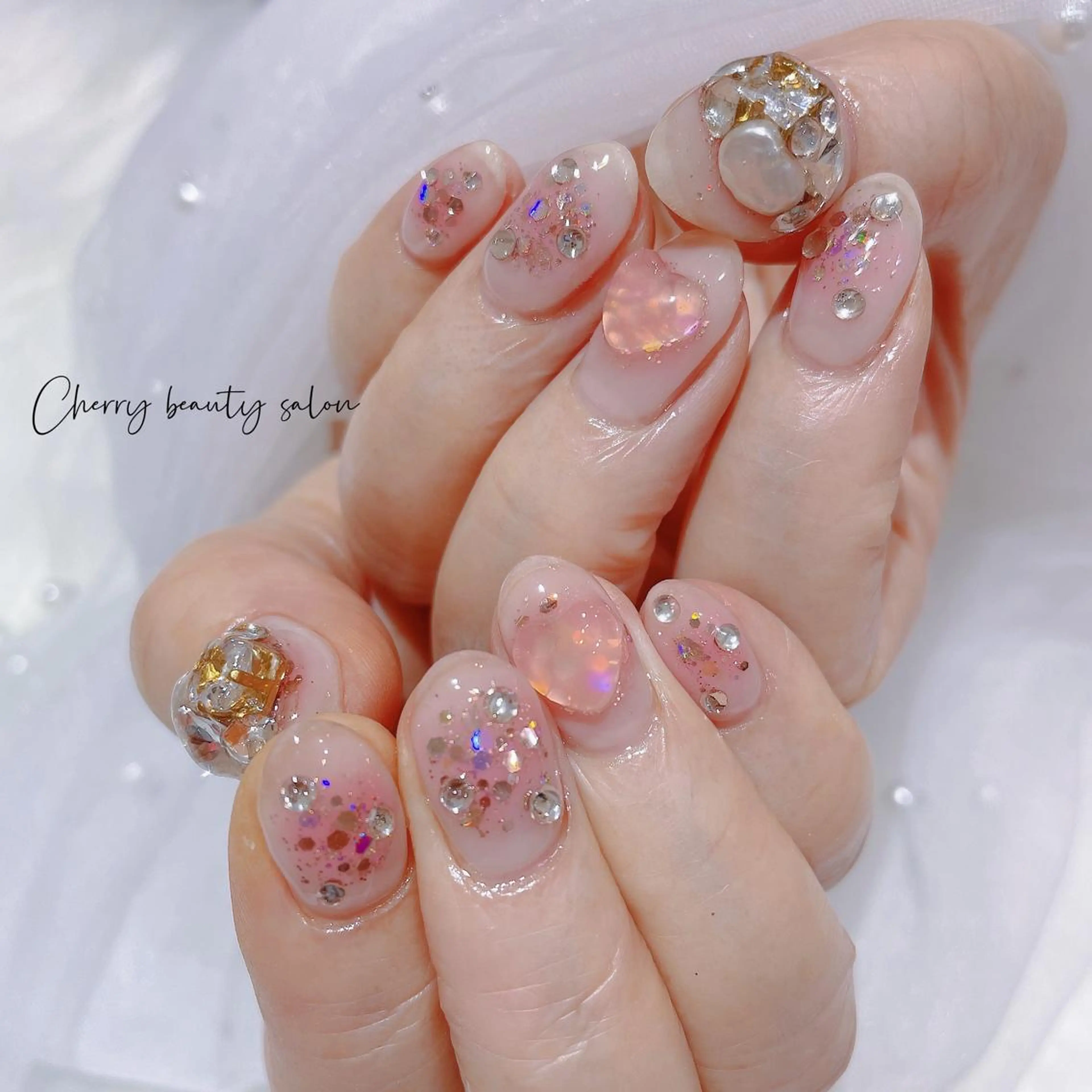 ネイル ハンドネイル ハンドケア SAKURA 🍒のネイルデザイン