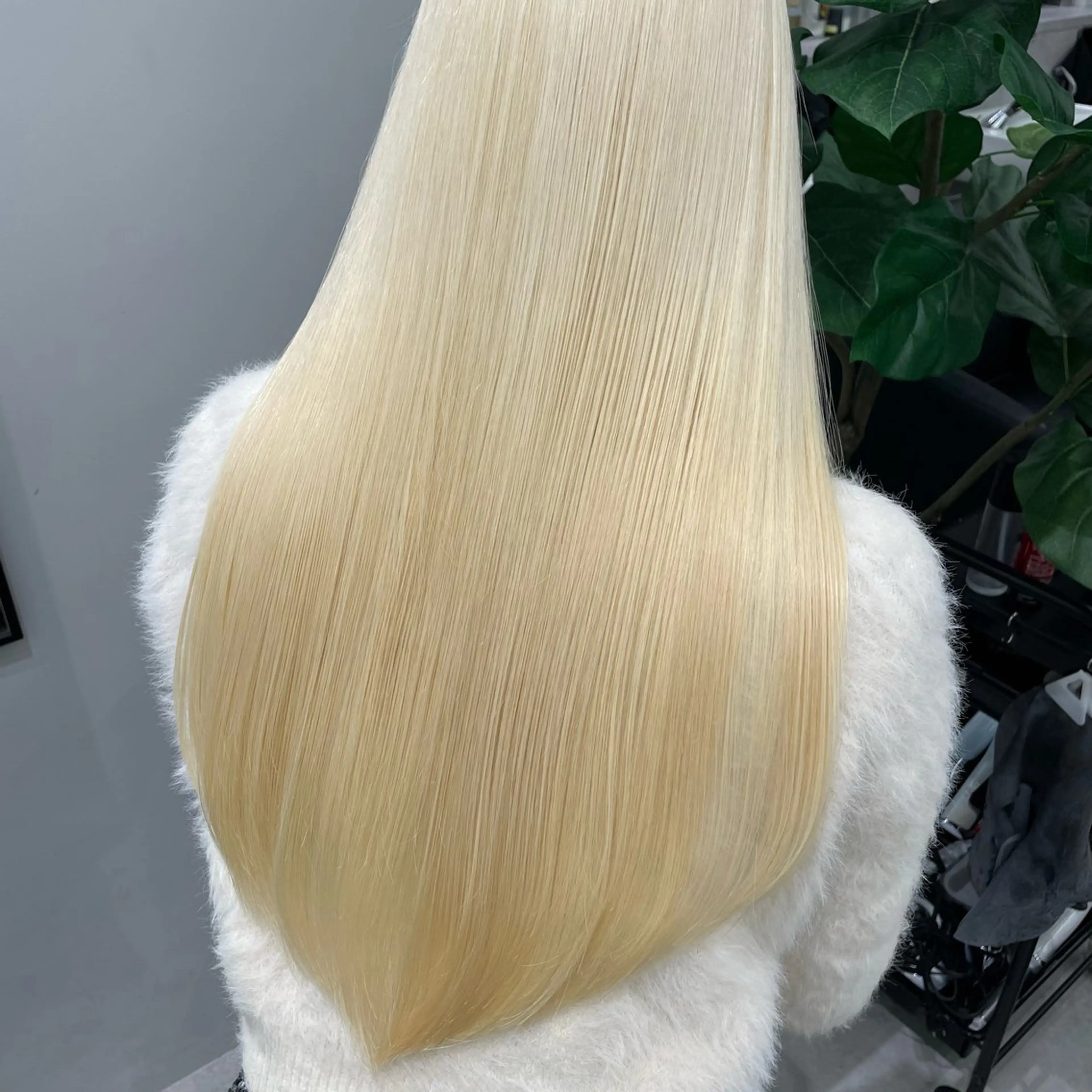 ロング カラー ブロンド ハイトーンカラー トリートメント 酸熱トリートメント カット ヘアカラー joule 藤原沙綾のヘアスタイル