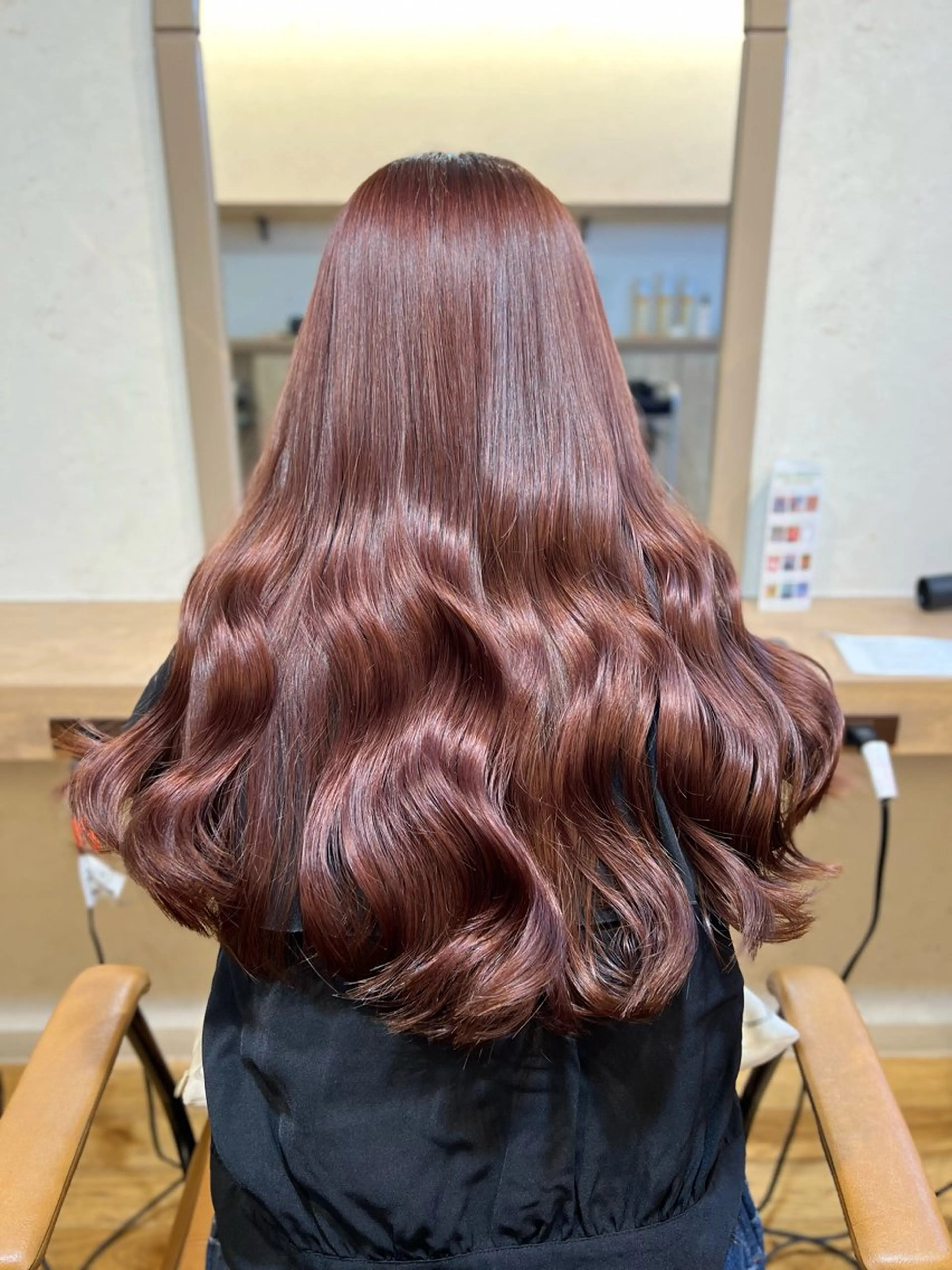 ロング カラー ブリーチ ダブルカラー ブリーチなしカラー ピンクカラー ヘアカラー 神戸ボブ✂️ ioe三宮/田 伸佳のヘアスタイル