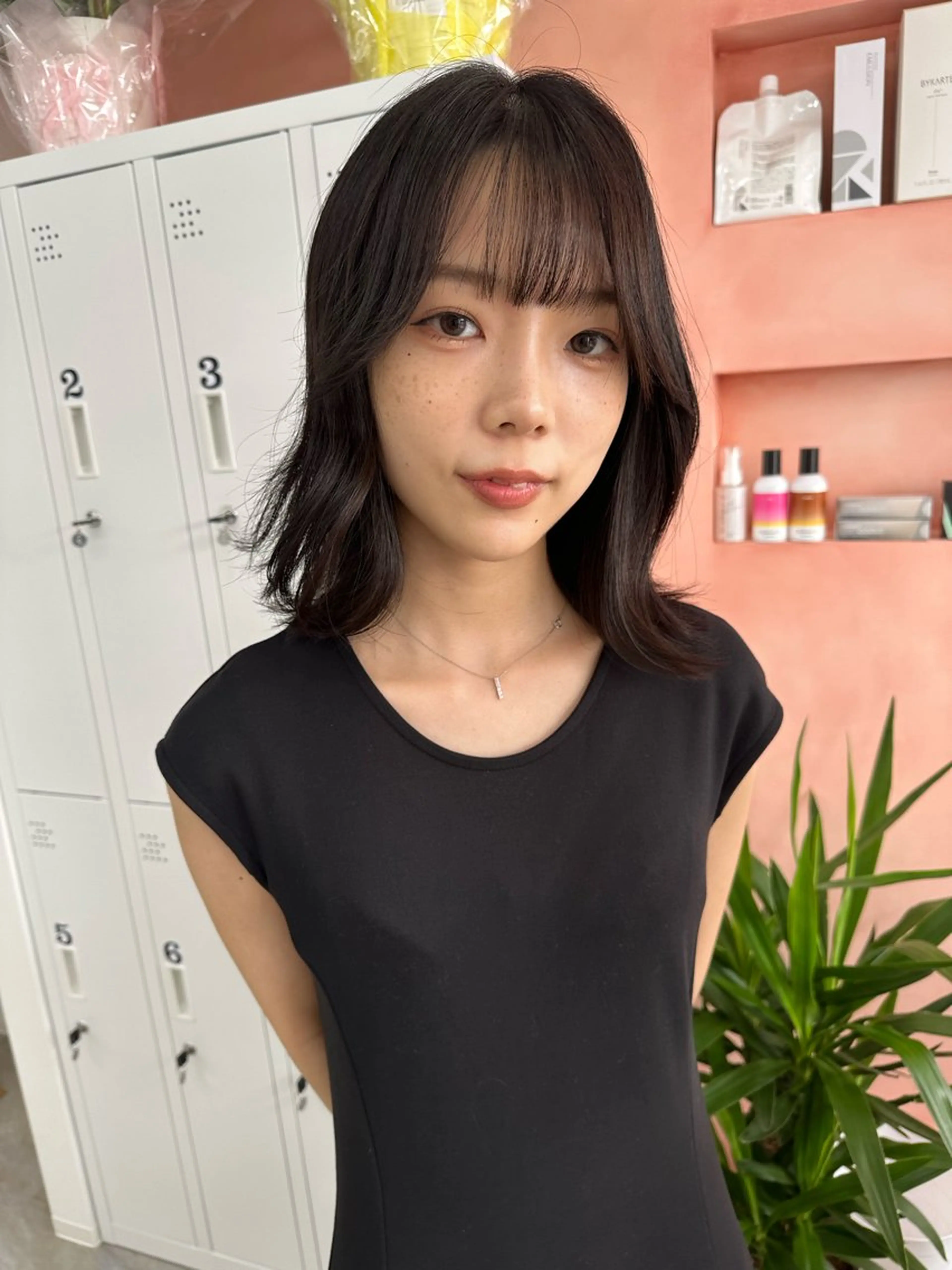 【就活・実習向け／落ちる黒◎】フェイクブラック／偽黒染め／ダークグレージュ／ネイビーブラック（カット追加可）の写真