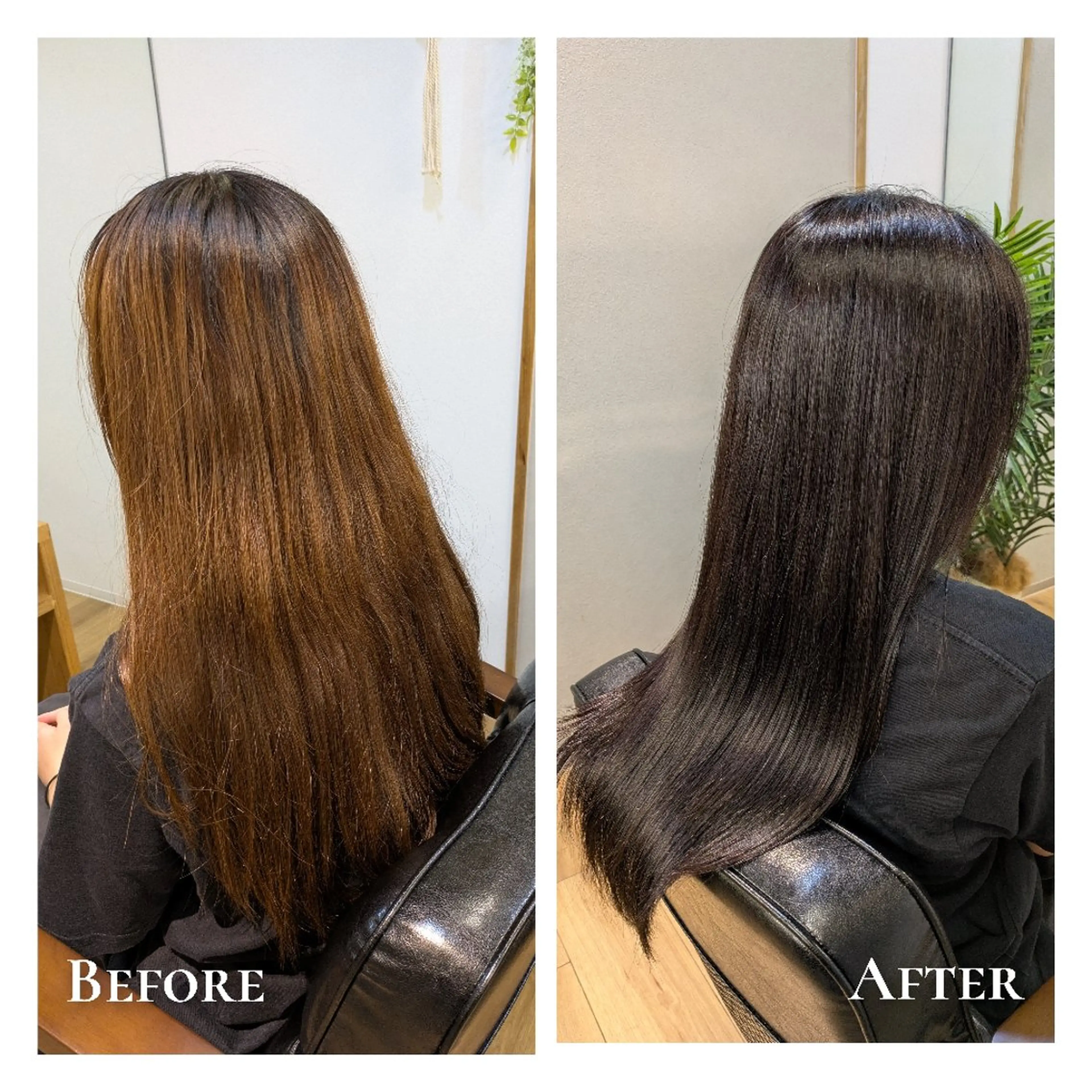カラー ブラウンカラー ダークブラウン ヘアカラー トリートメント 有馬 葵のヘアスタイル