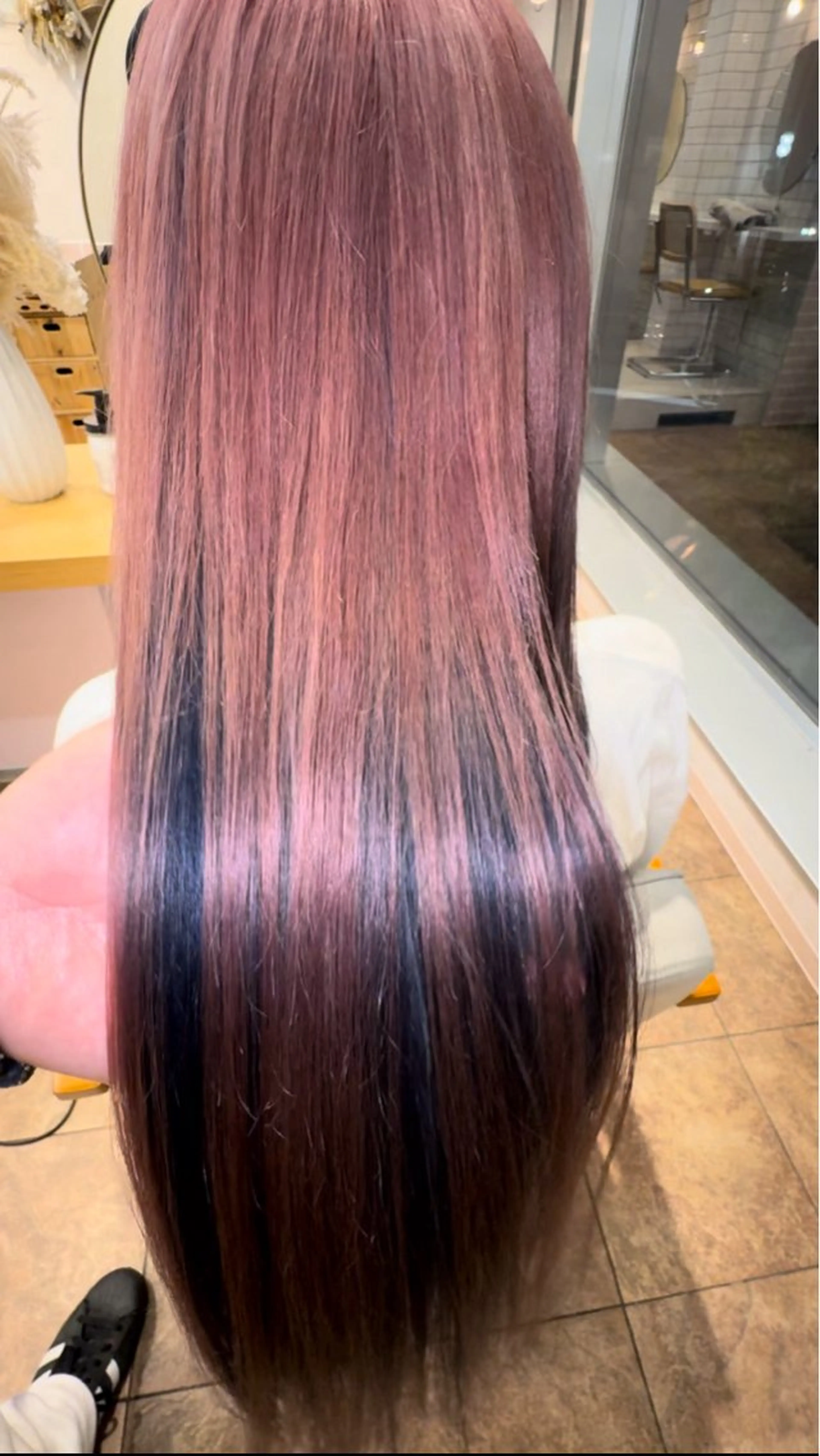 ロング カラー ヘアカラー トリートメント はせがわ はるとのヘアスタイル