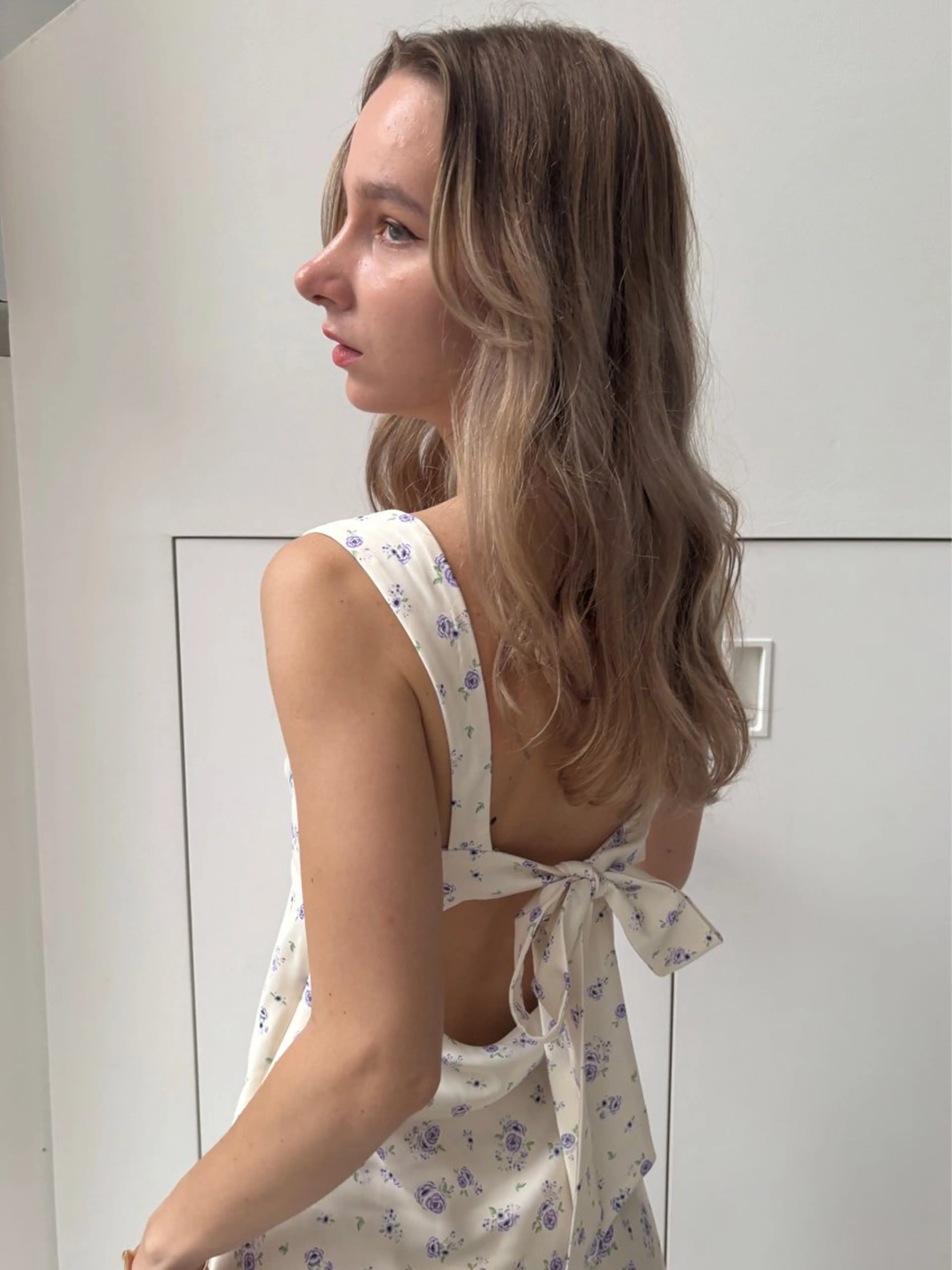 セミロング カラー ブリーチ グラデーションカラー Halo所属・玖須　綾音 /柔らかい海外ヘア♡のヘアスタイル