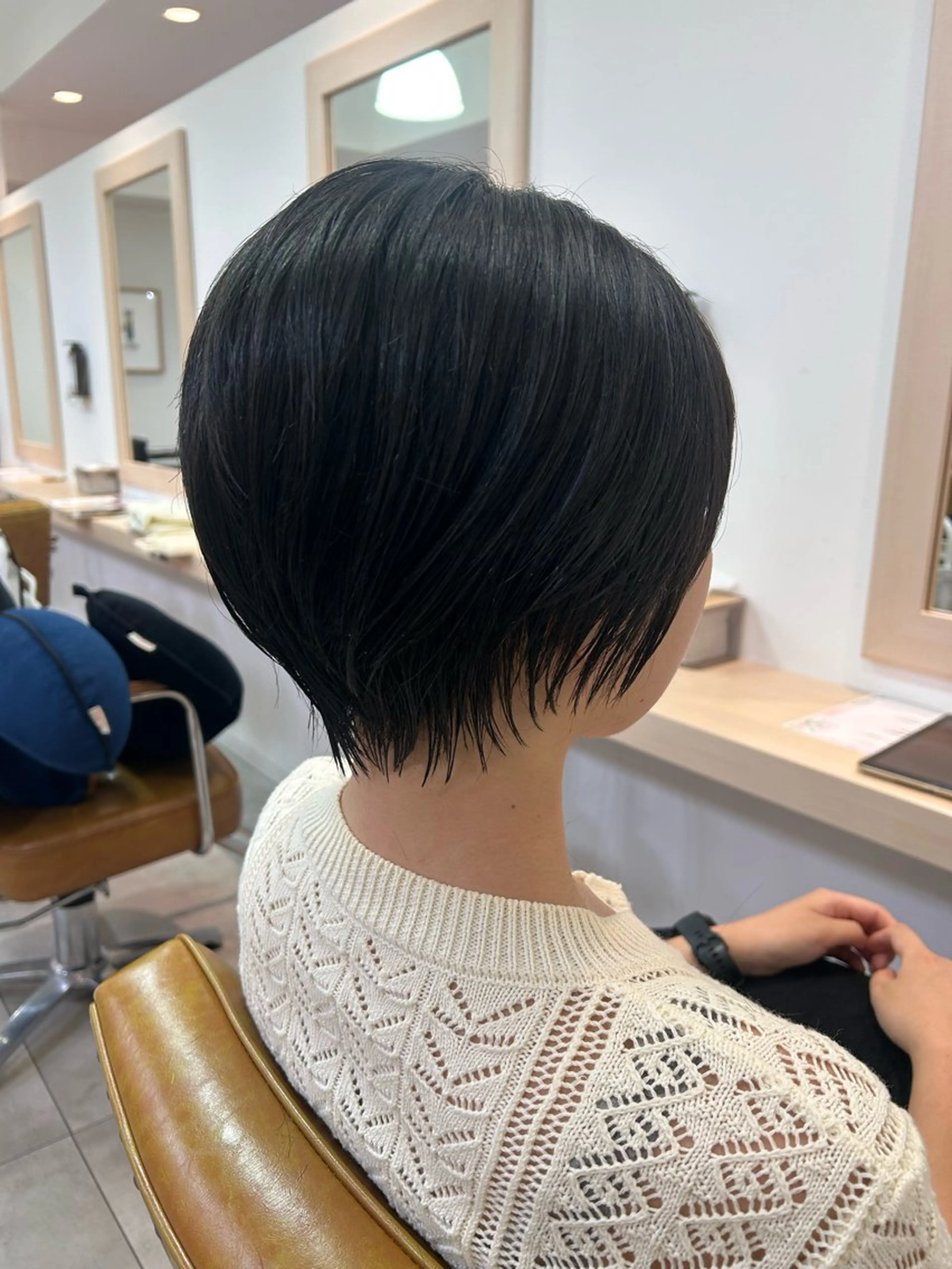 ショート くびれヘア ショートヘア カット ヘアカラー ヘッドスパ 金山/ショートボブ/ くびれショート/スパのヘアスタイル
