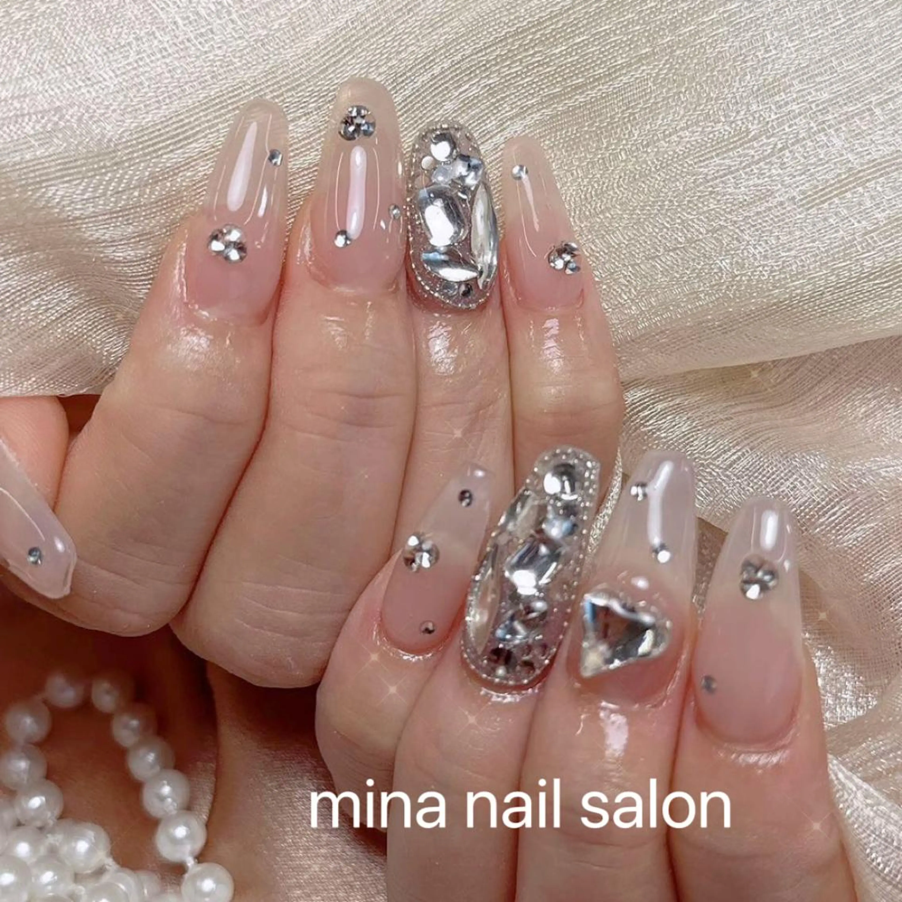 ネイル Mina🧸 韓国風ネイル🎀のネイルデザイン