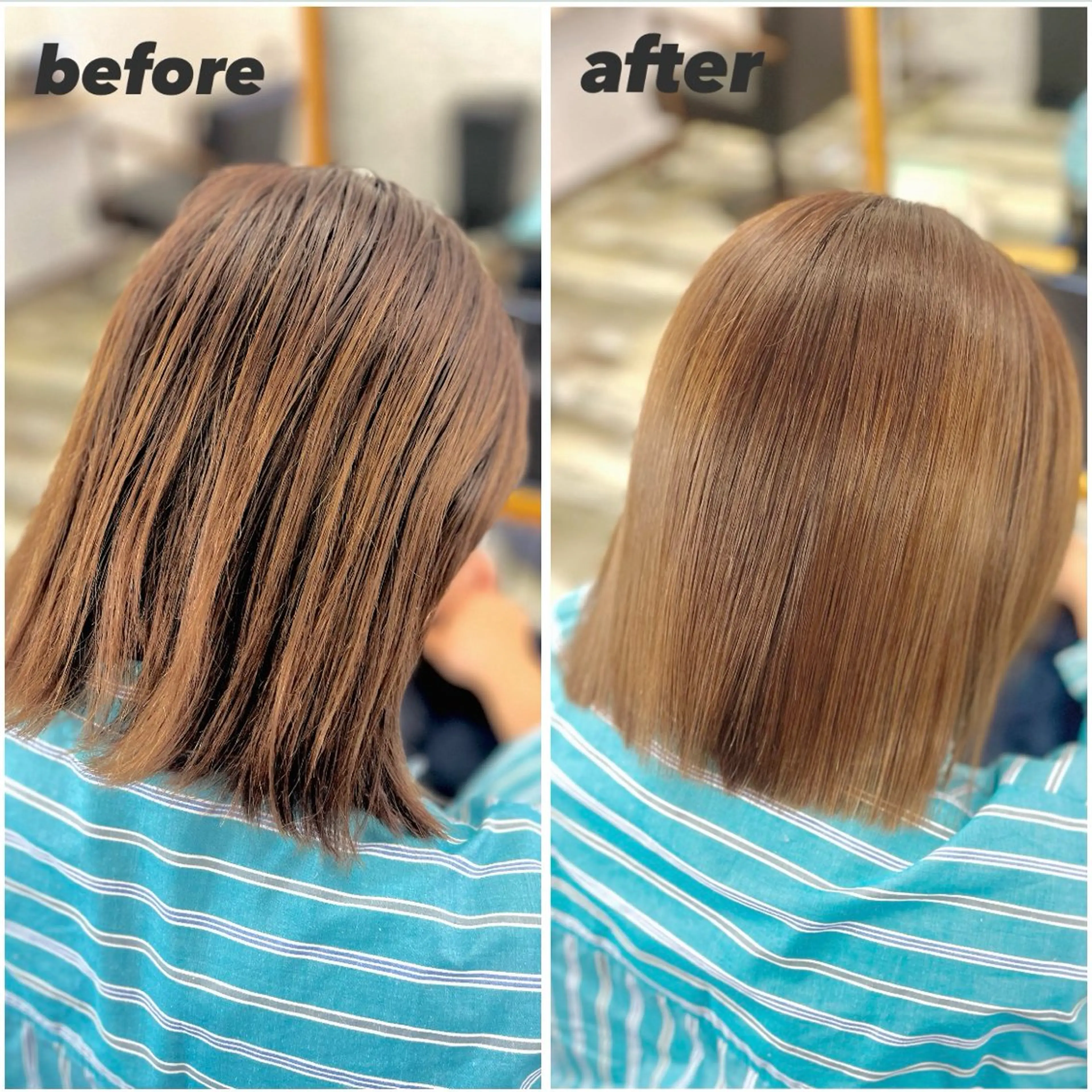 ミディアム トリートメント 小澤 日菜のヘアスタイル