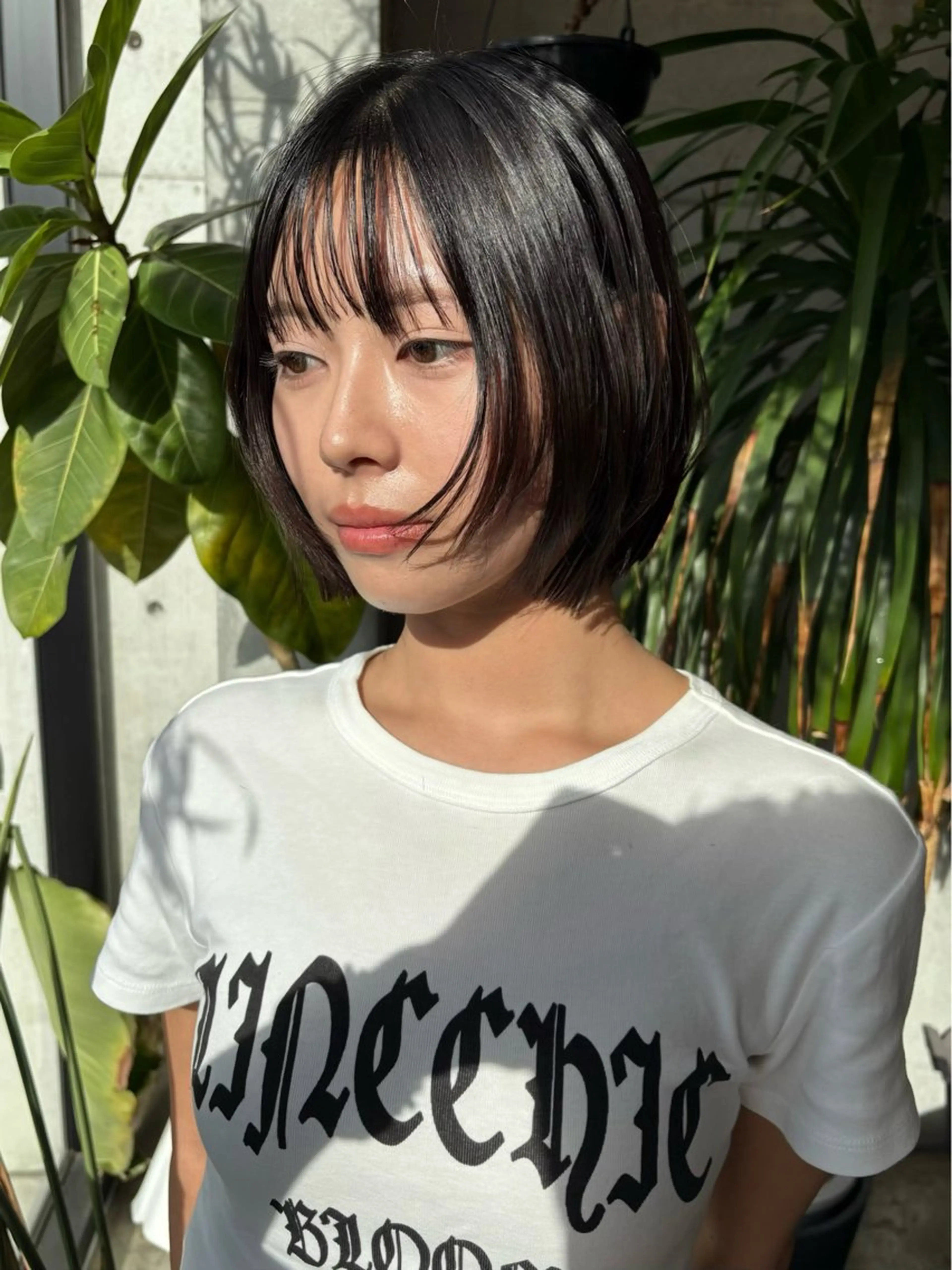 ショート カラー ボブレイヤー ボブ レイヤーカット カット ヘアカラー トリートメント 似合わせカット レイヤーボブウルフのヘアスタイル