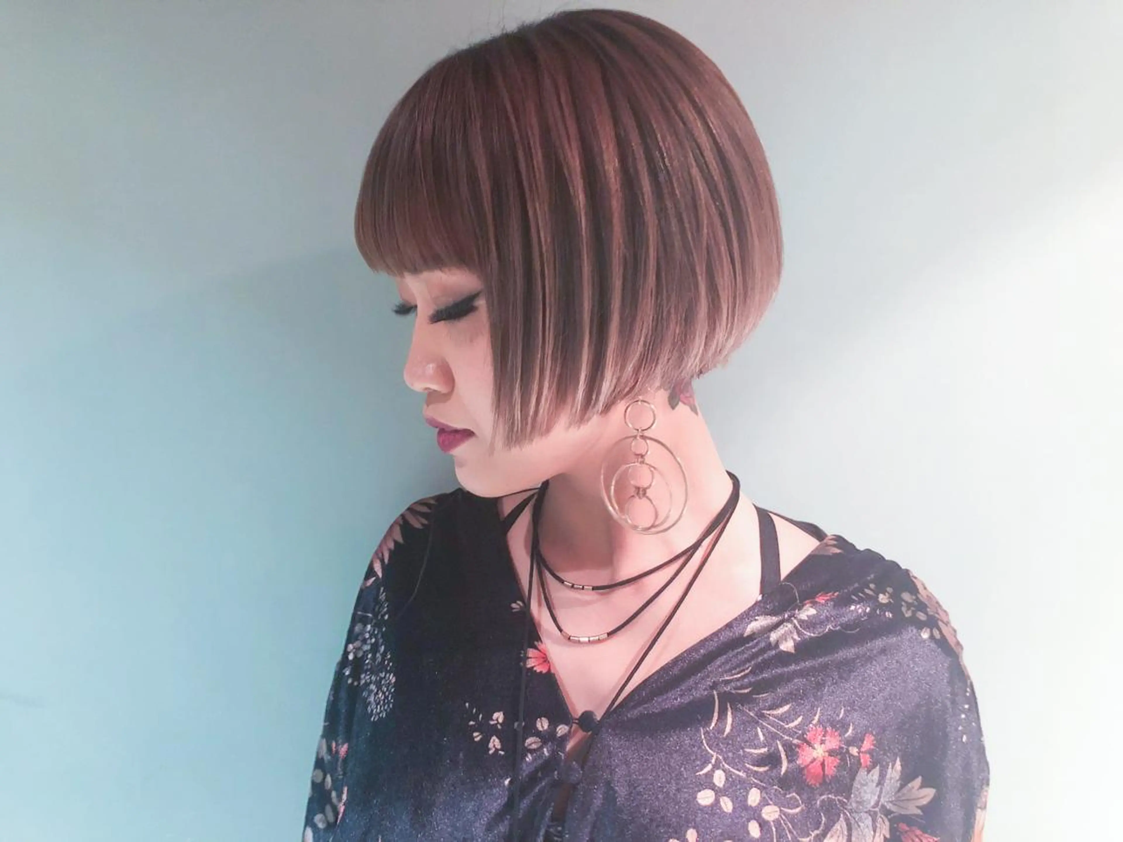 ショート ヘアアレンジ ショートボブ ボブ ショートヘア カット トリートメント Hairsalon F＋Moana by　HEADLIGHT所属・salonF 🔸hamaのマツエク・マツパデザイン
