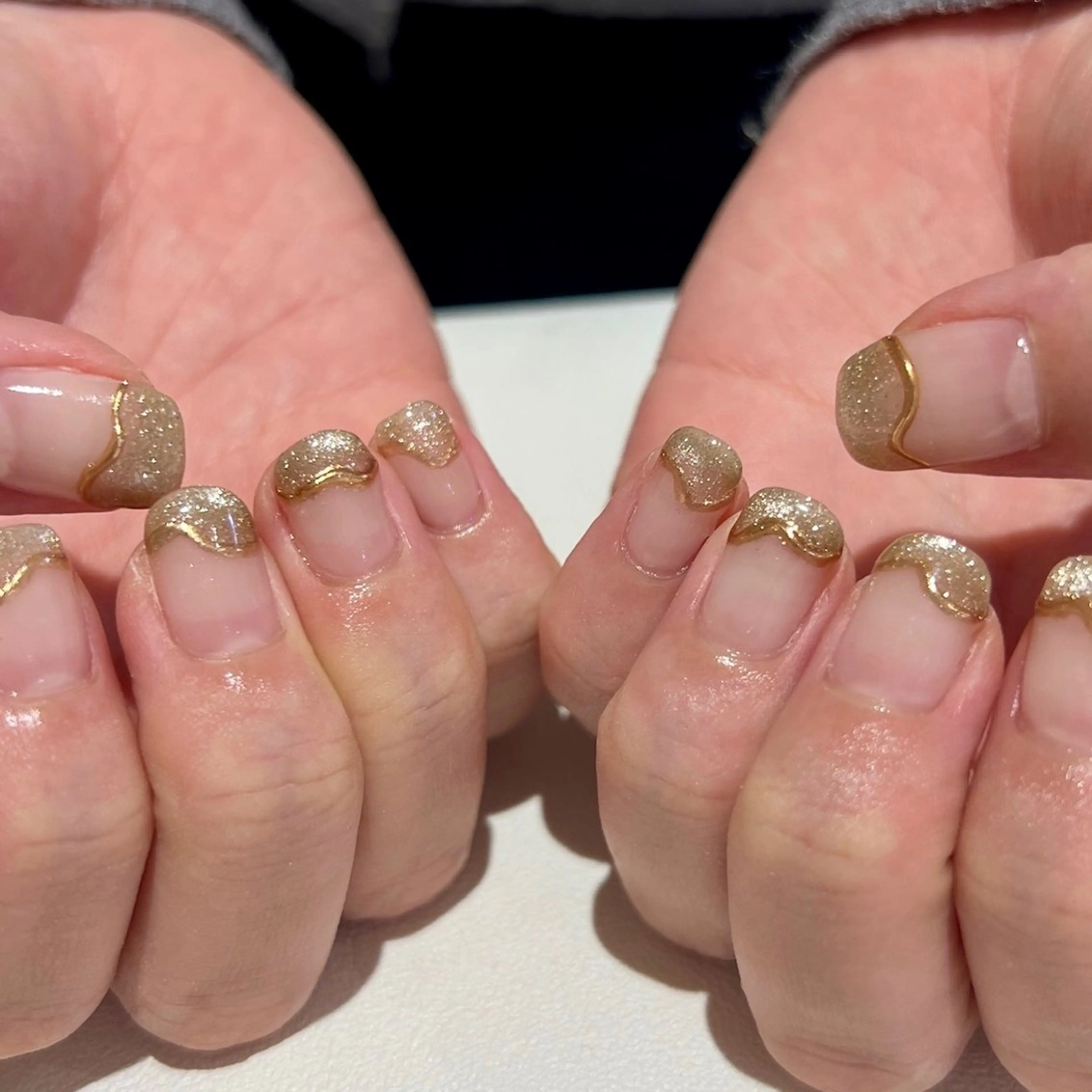 ネイル ジェルネイル 韓国ネイル マグネットネイル ミラーネイル 持ち込み ハンドネイル 個性派ニュアンス nuts nail所属・【池袋】nuts nail　なつみのネイルデザイン