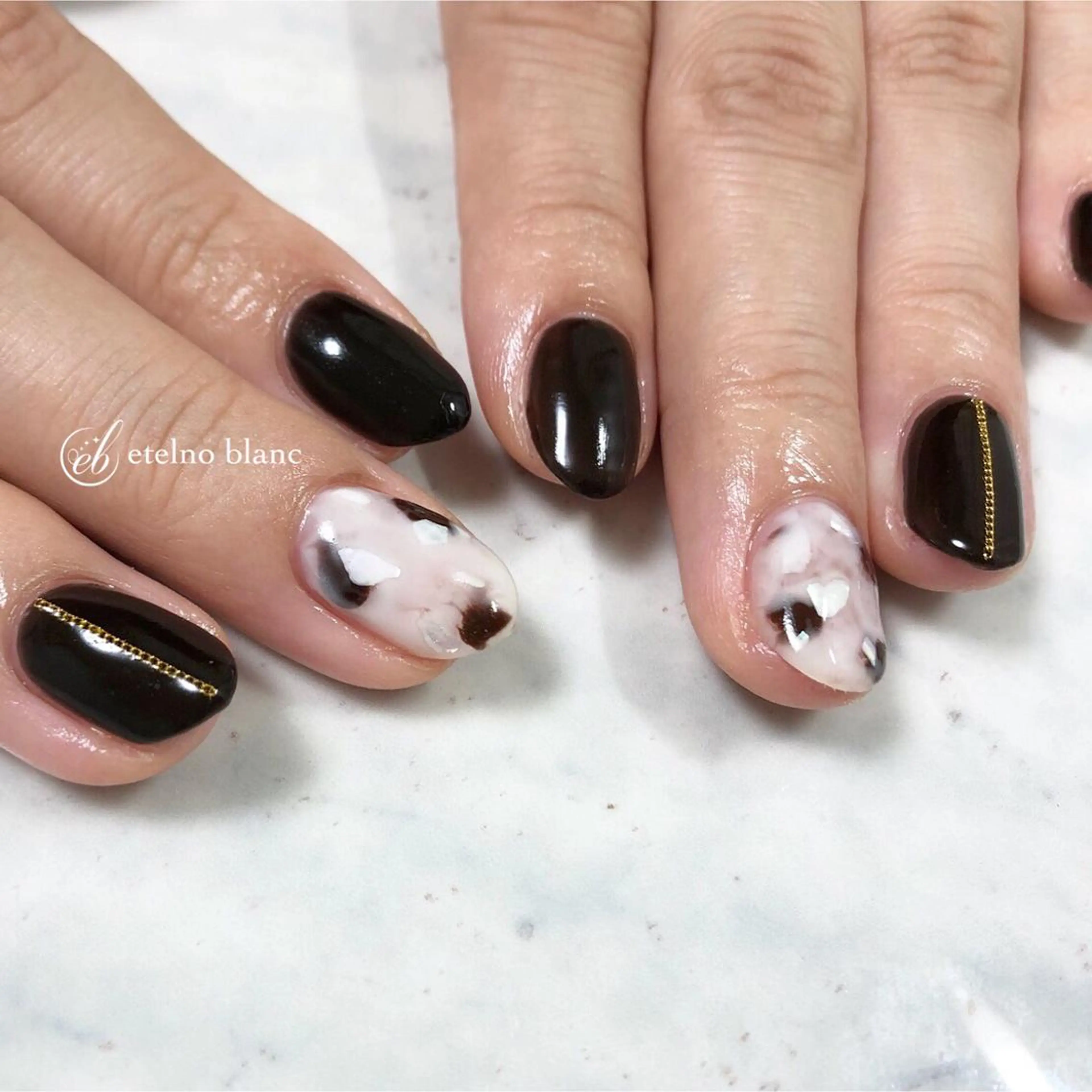 ネイル etelno blanc中目黒のネイルデザイン