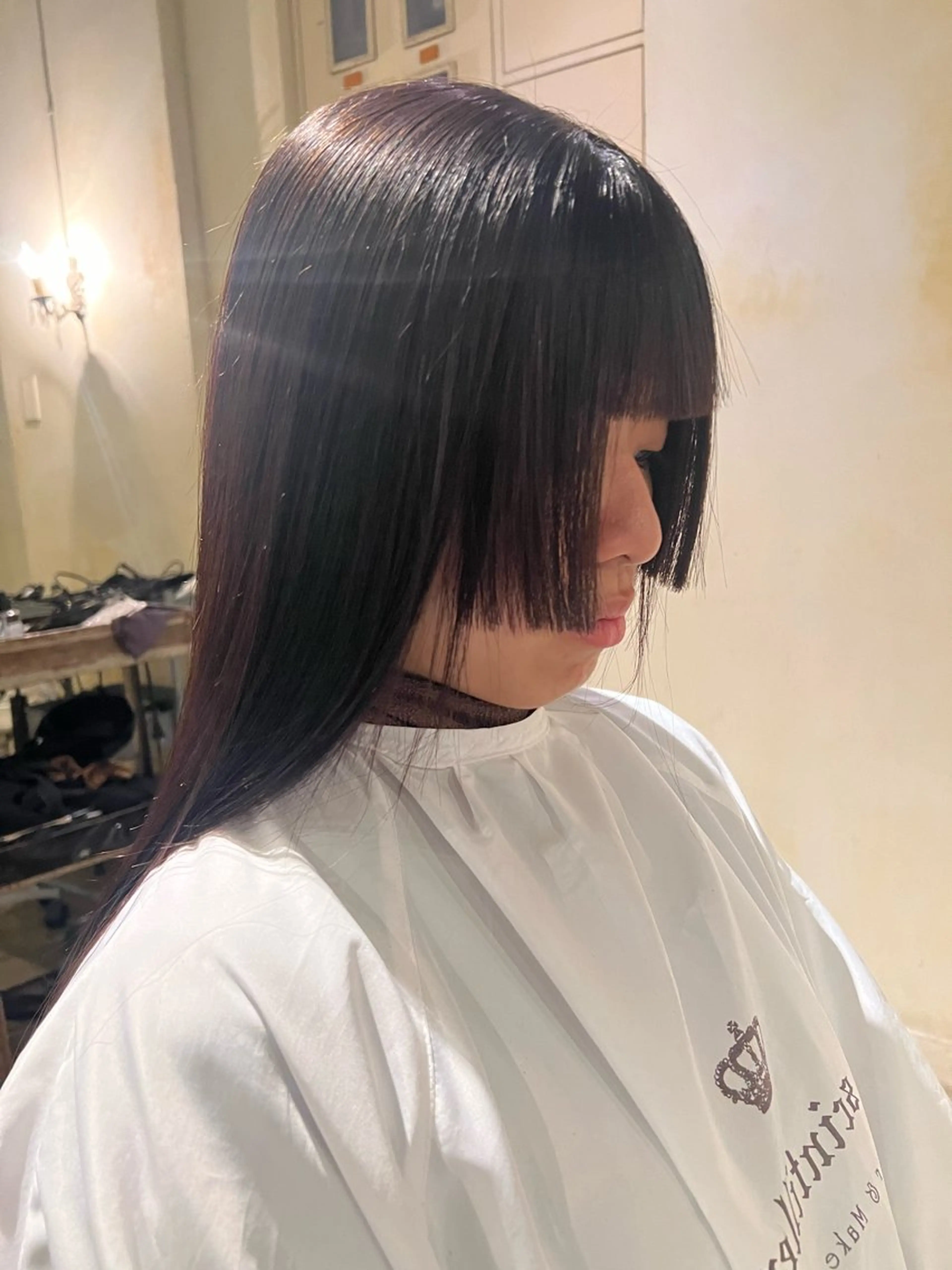 ロング 姫カット サンティエ都通店所属・永山 萌文のヘアスタイル
