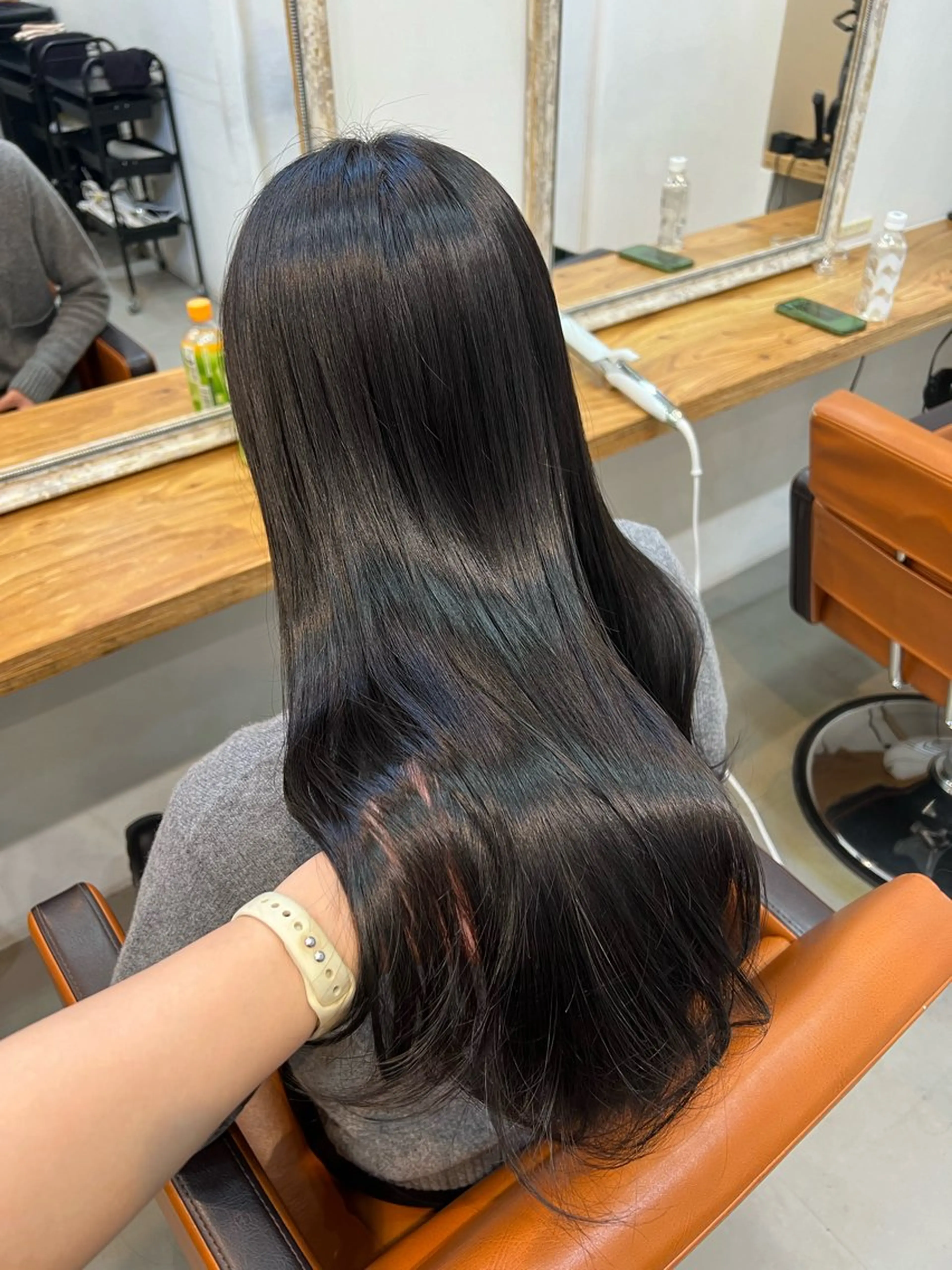 ロング カラー アッシュ 透明感カラー Himika🌻/ カラーモデル募集のヘアスタイル