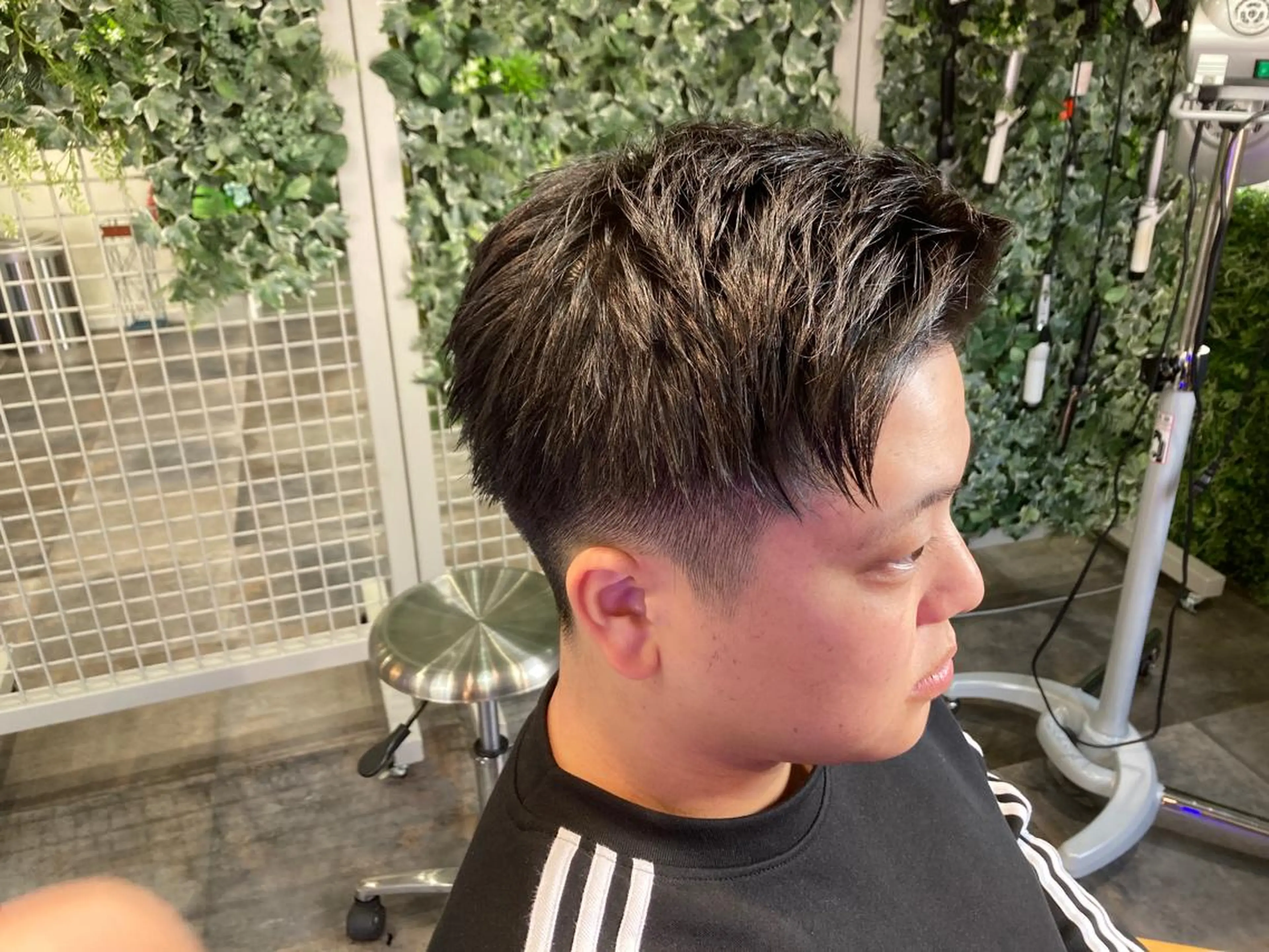 ショート メンズ フェードカット モヒカン ツーブロック 刈り上げ ショートヘア 松澤 勇輝のヘアスタイル