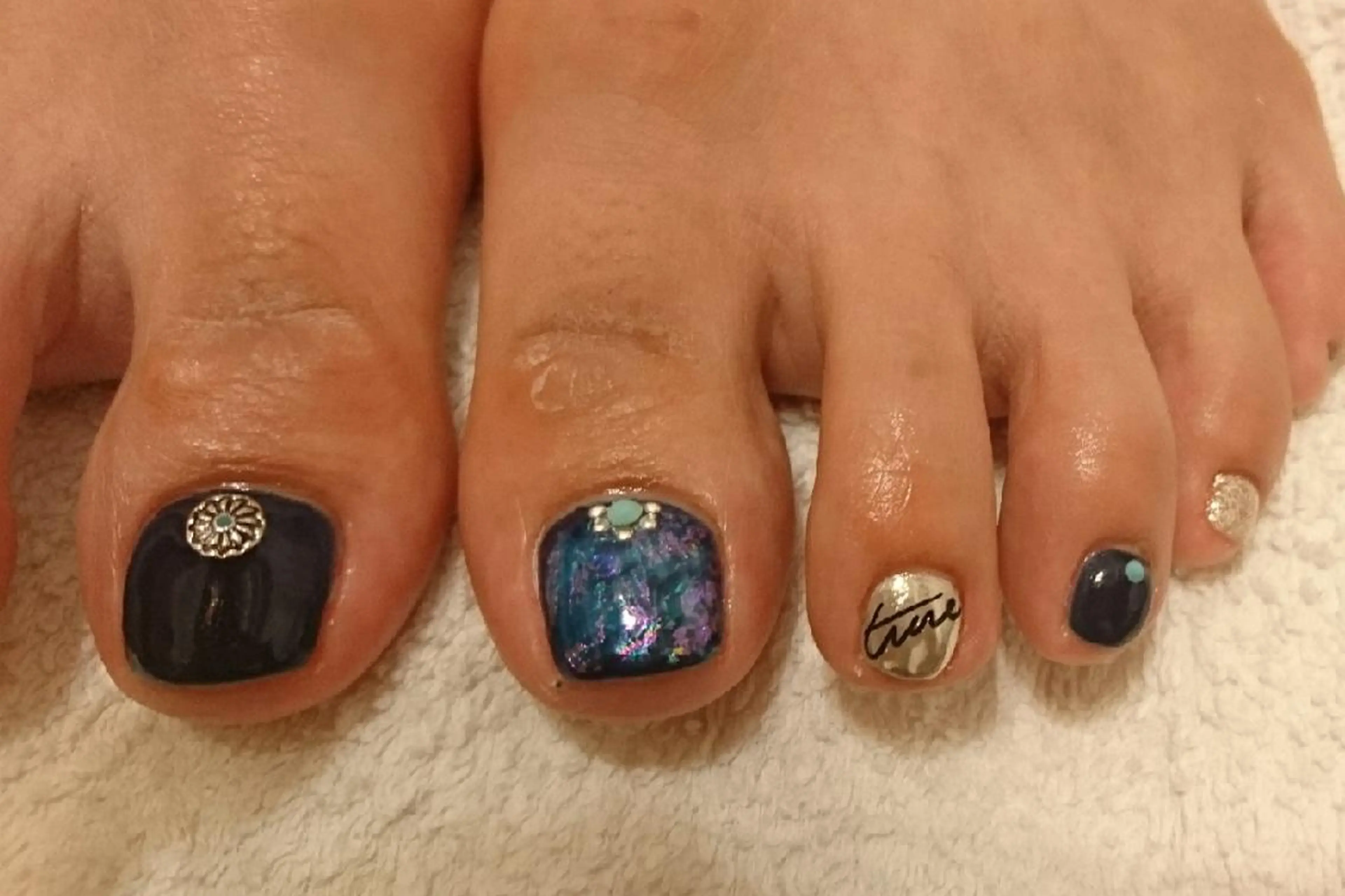 ネイル アートネイル フットネイル ジェルネイル あんきち    のネイルデザイン