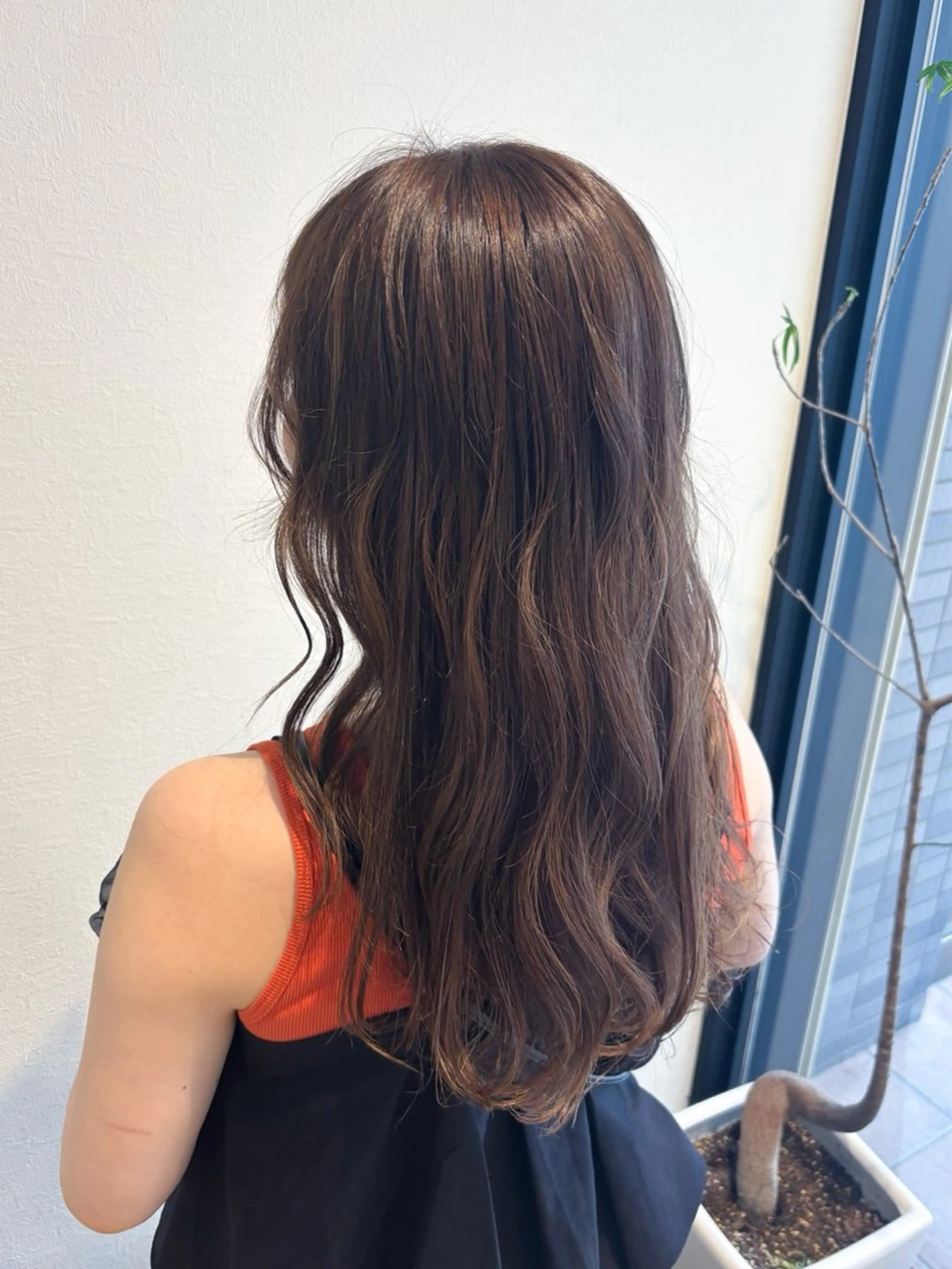 ロング 井上 樹のヘアスタイル