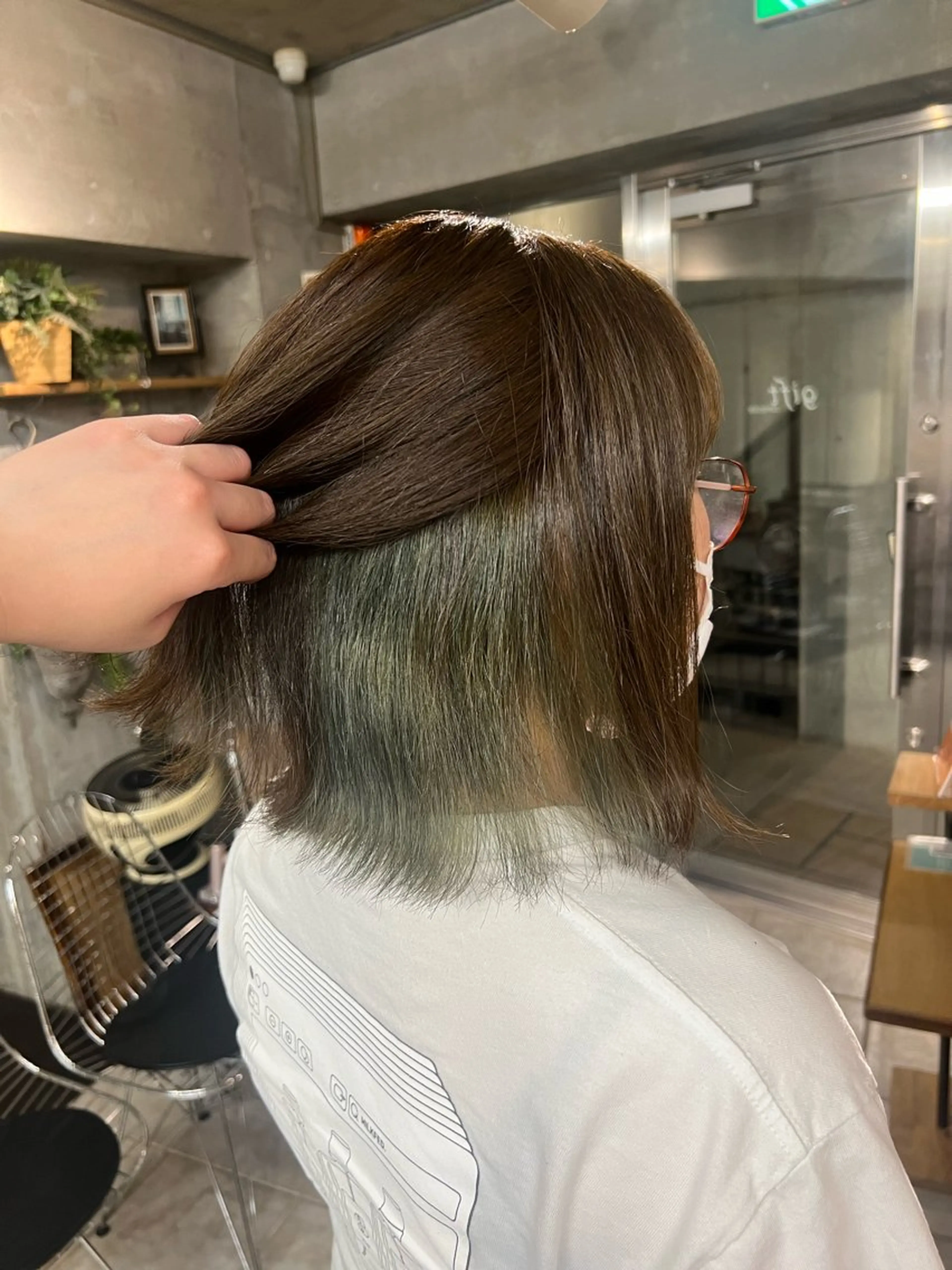 ショート 土田かほ/当日可🎀 透明感カラー🍃のヘアスタイル