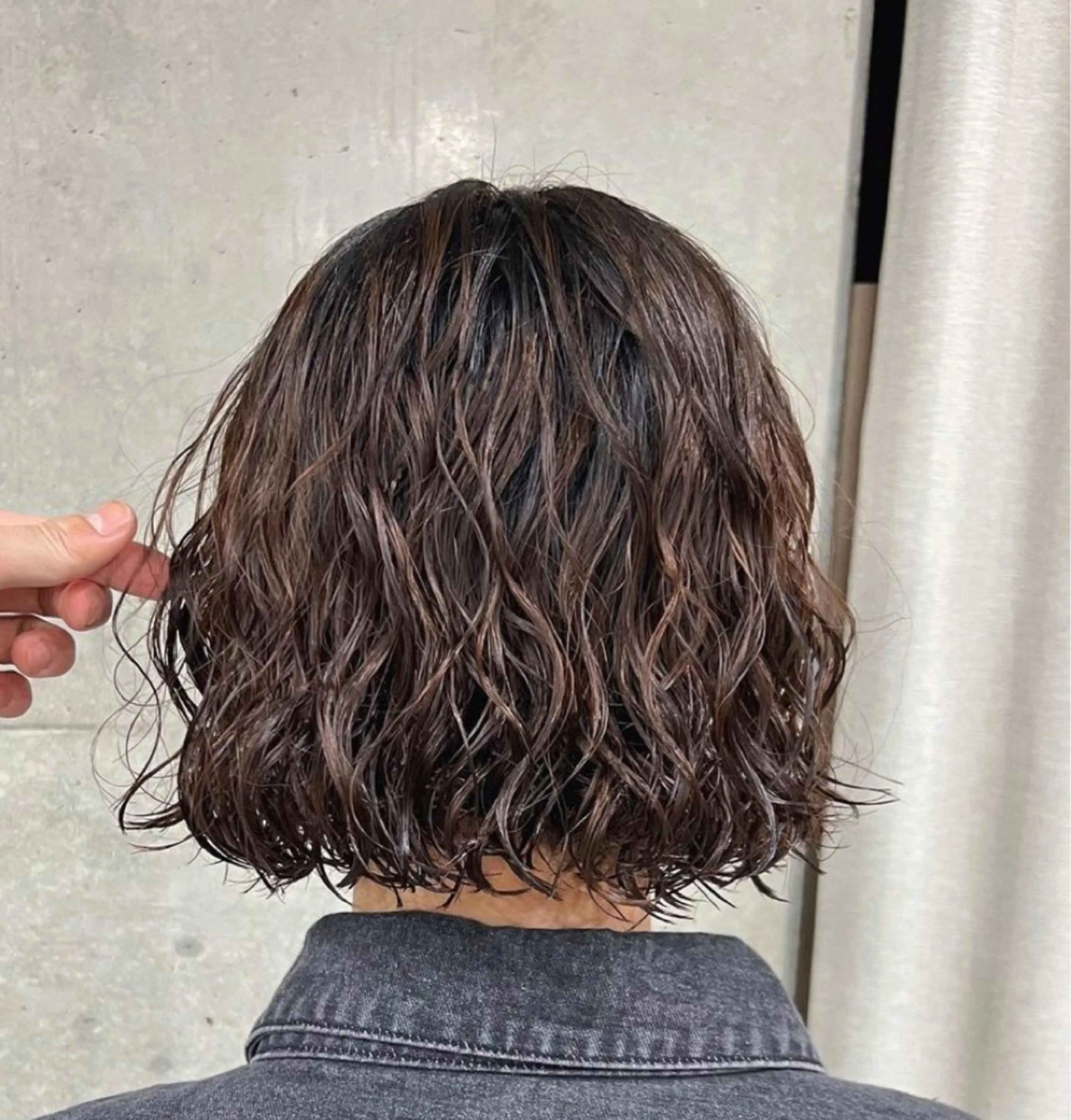 パーマモデル👩🏼‍🦱🩵【レディースのみ】の写真