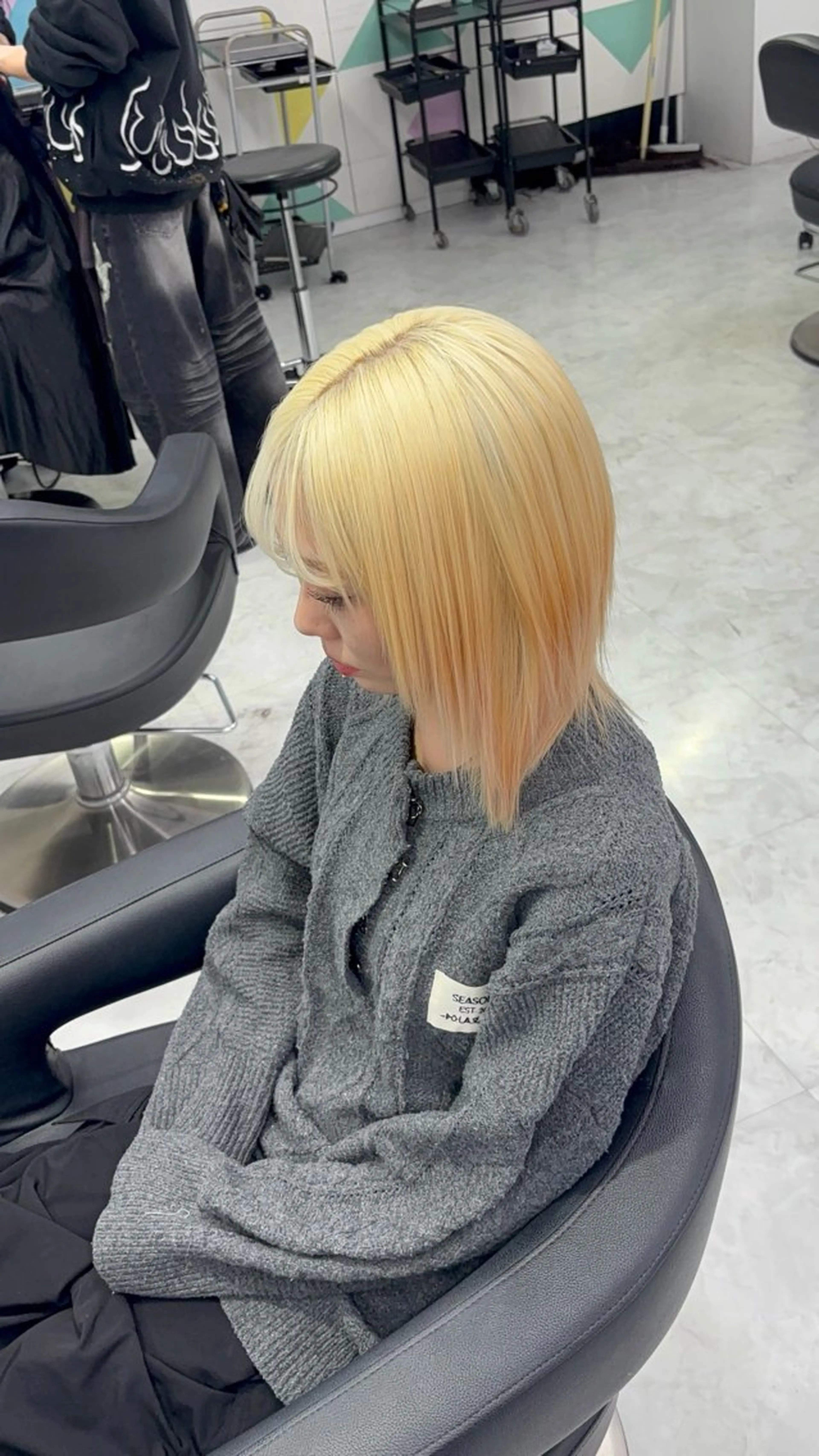 ショート カラー ヘアカラー 大人っぽベージュ🤍 当日予約◎ヒロトのヘアスタイル