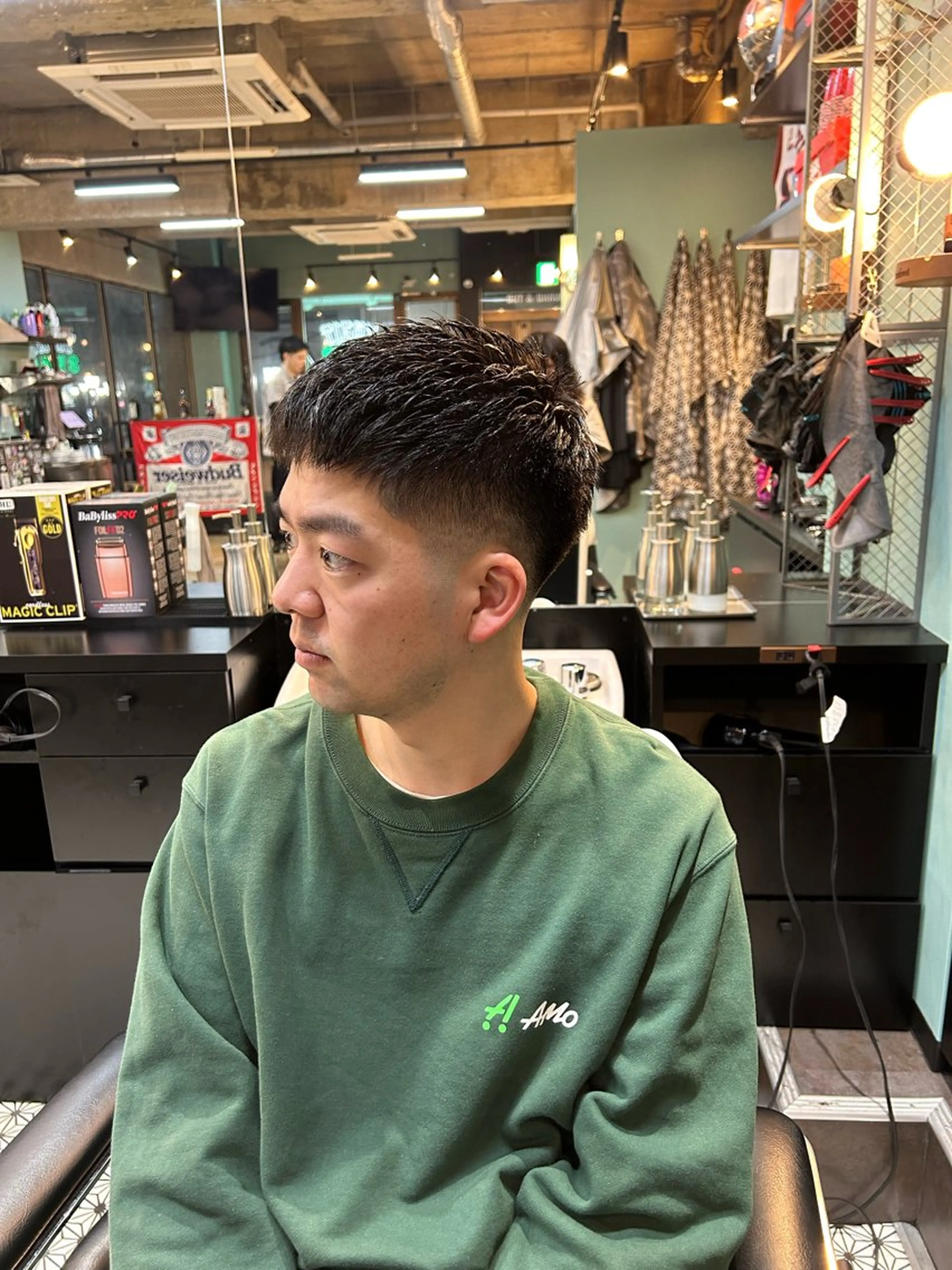 ショート TIGHT SWAG  BARBERWORKS三軒茶屋所属・TIGHTSWAG ジュネのヘアスタイル