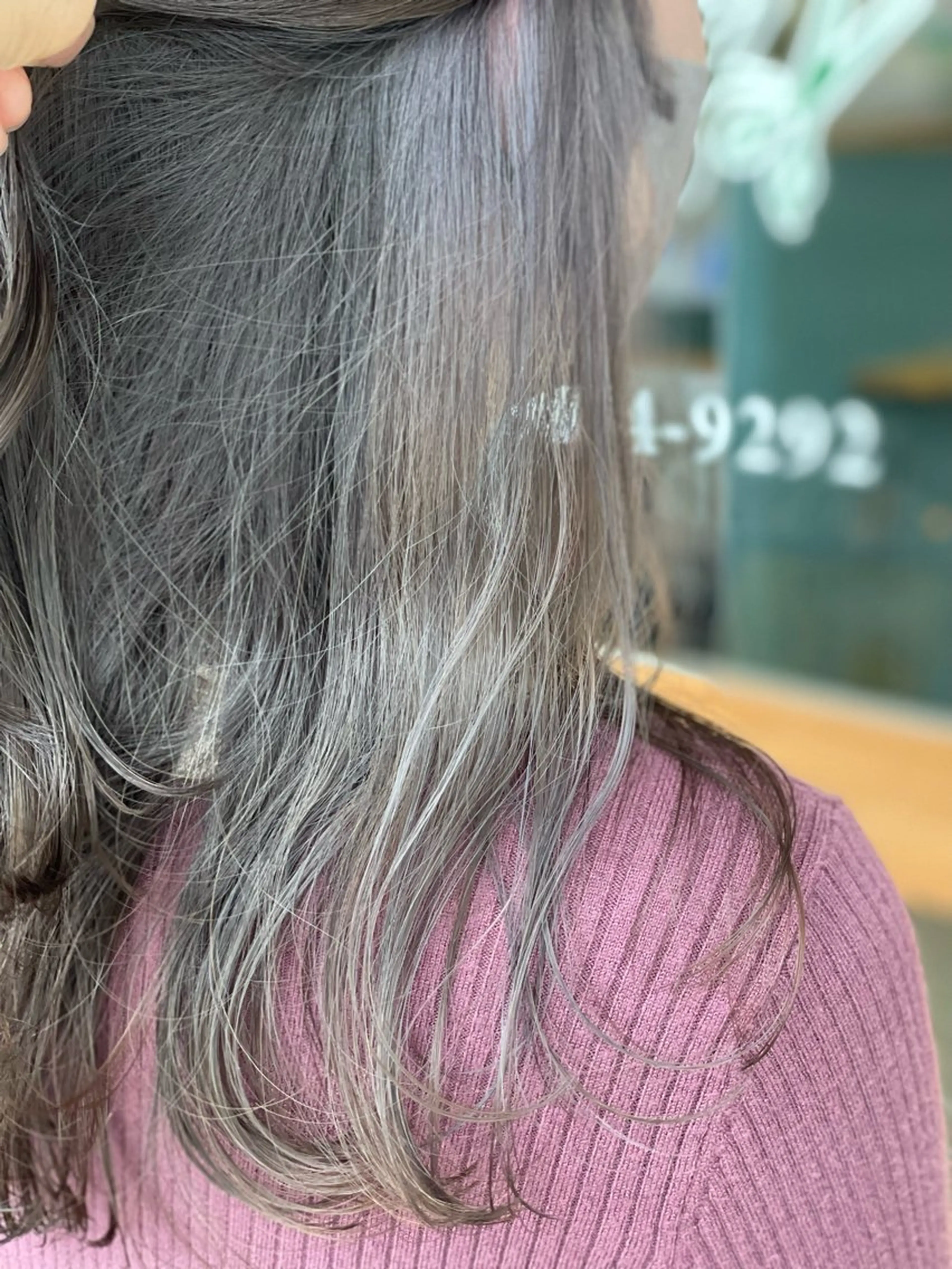 ロング カラー ブリーチ インナーカラー シルバー Snaly カラー特化ページのヘアスタイル