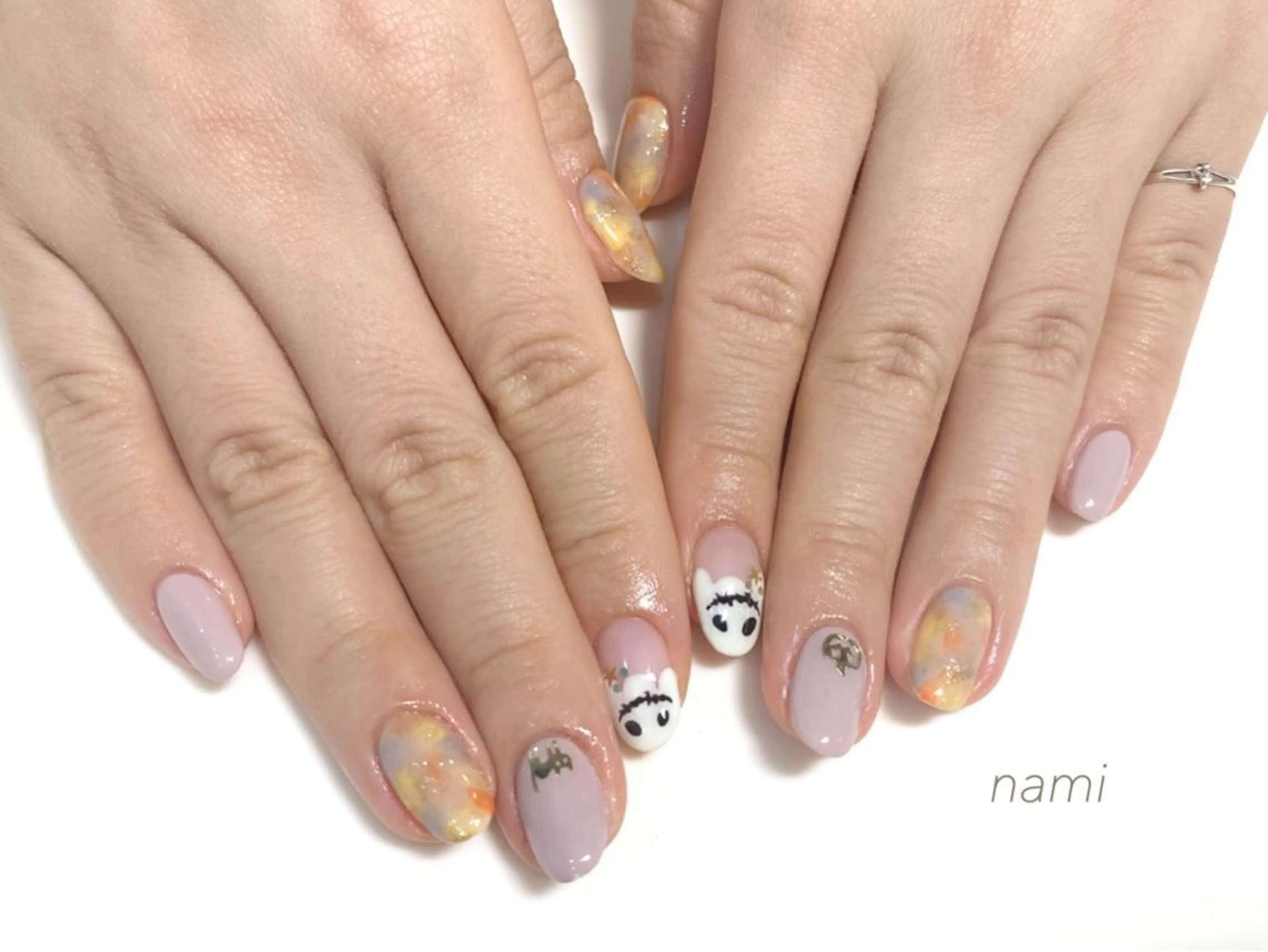 ネイル 持ち込み @.Freestyle 【フリースタイル】所属・根本 奈美のネイルデザイン