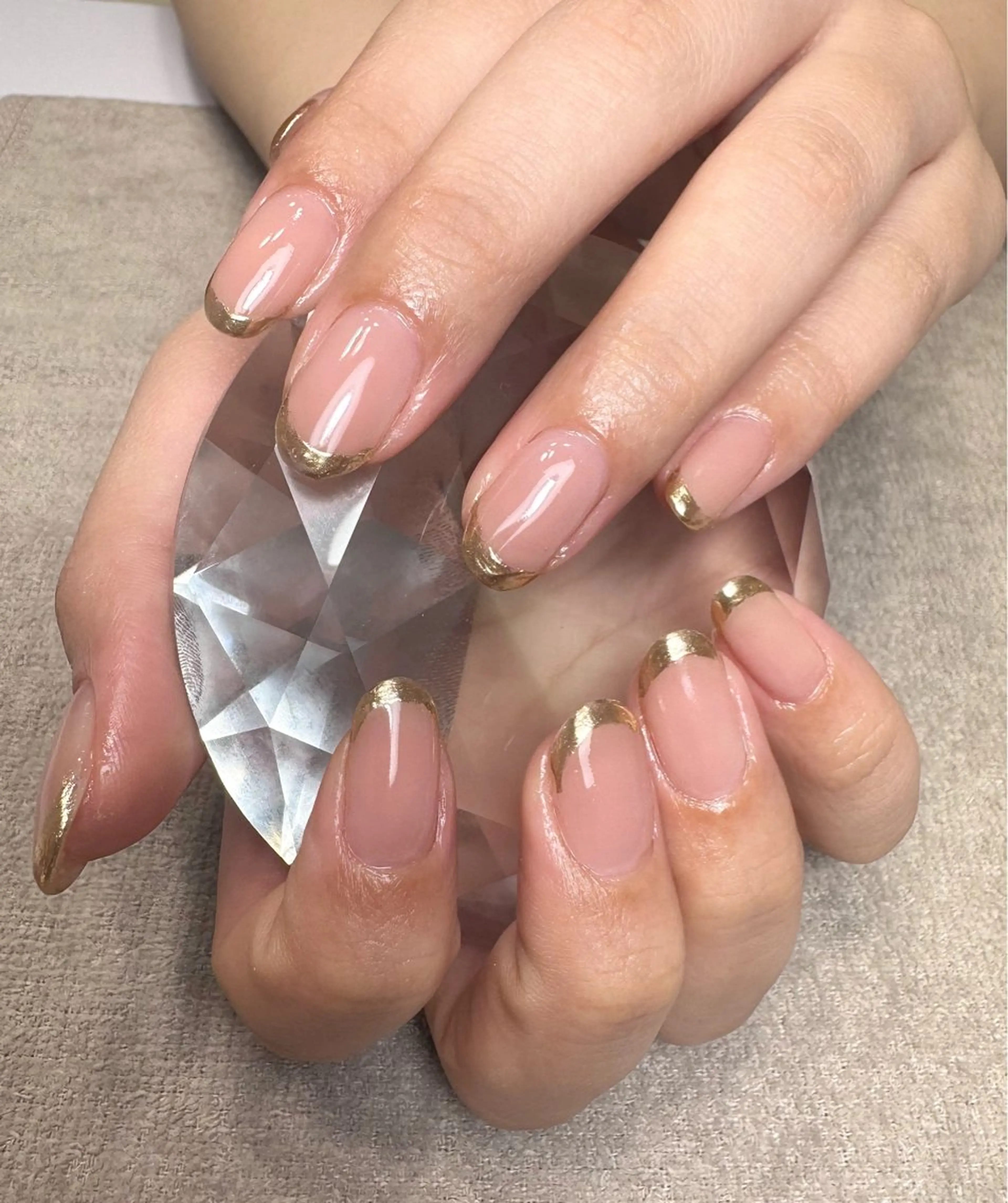 ネイル フレンチネイル ミラーネイル LinoTino nailのネイルデザイン