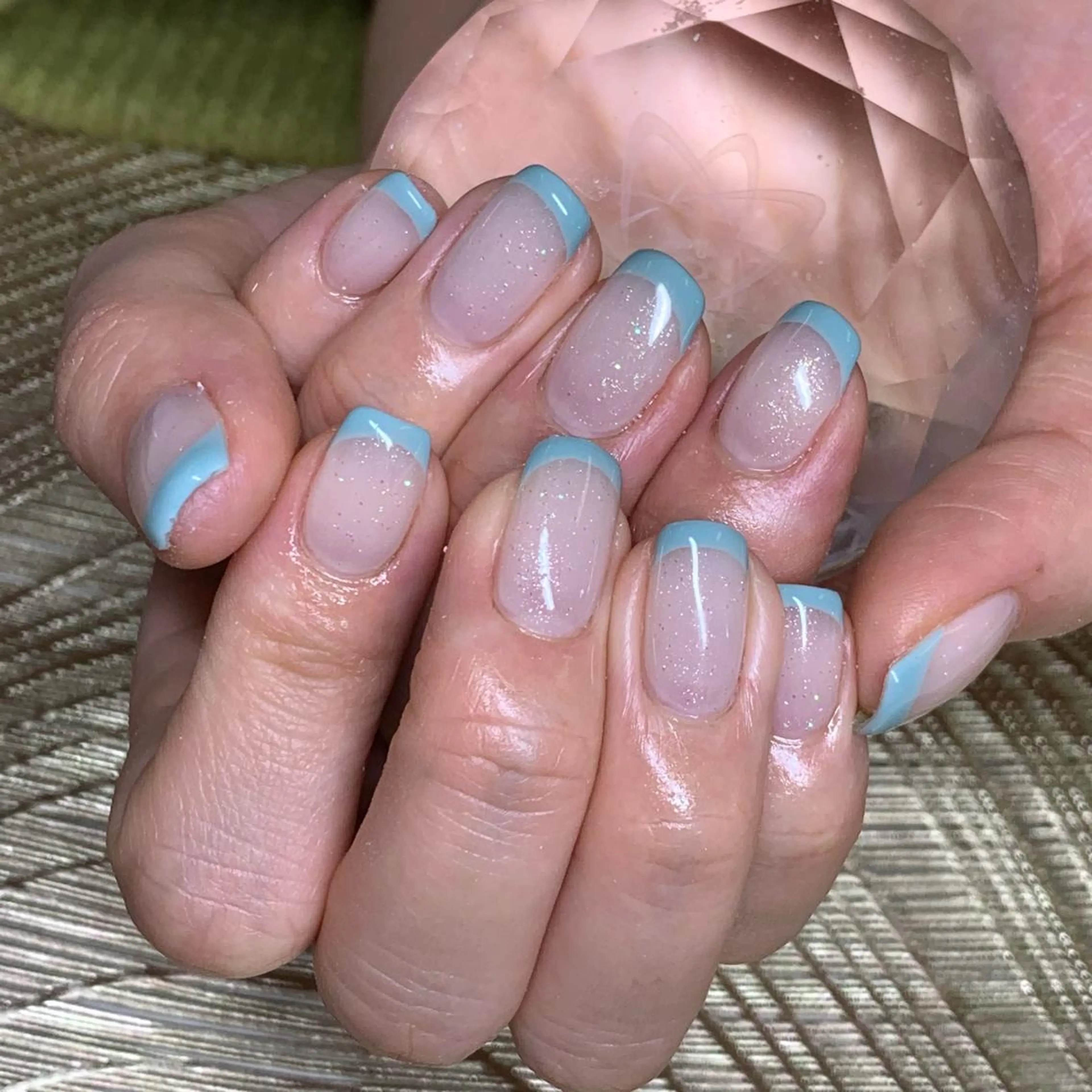 ネイル ハンドネイル καρδιά -ｶﾙﾃﾞｨｱ-のネイルデザイン