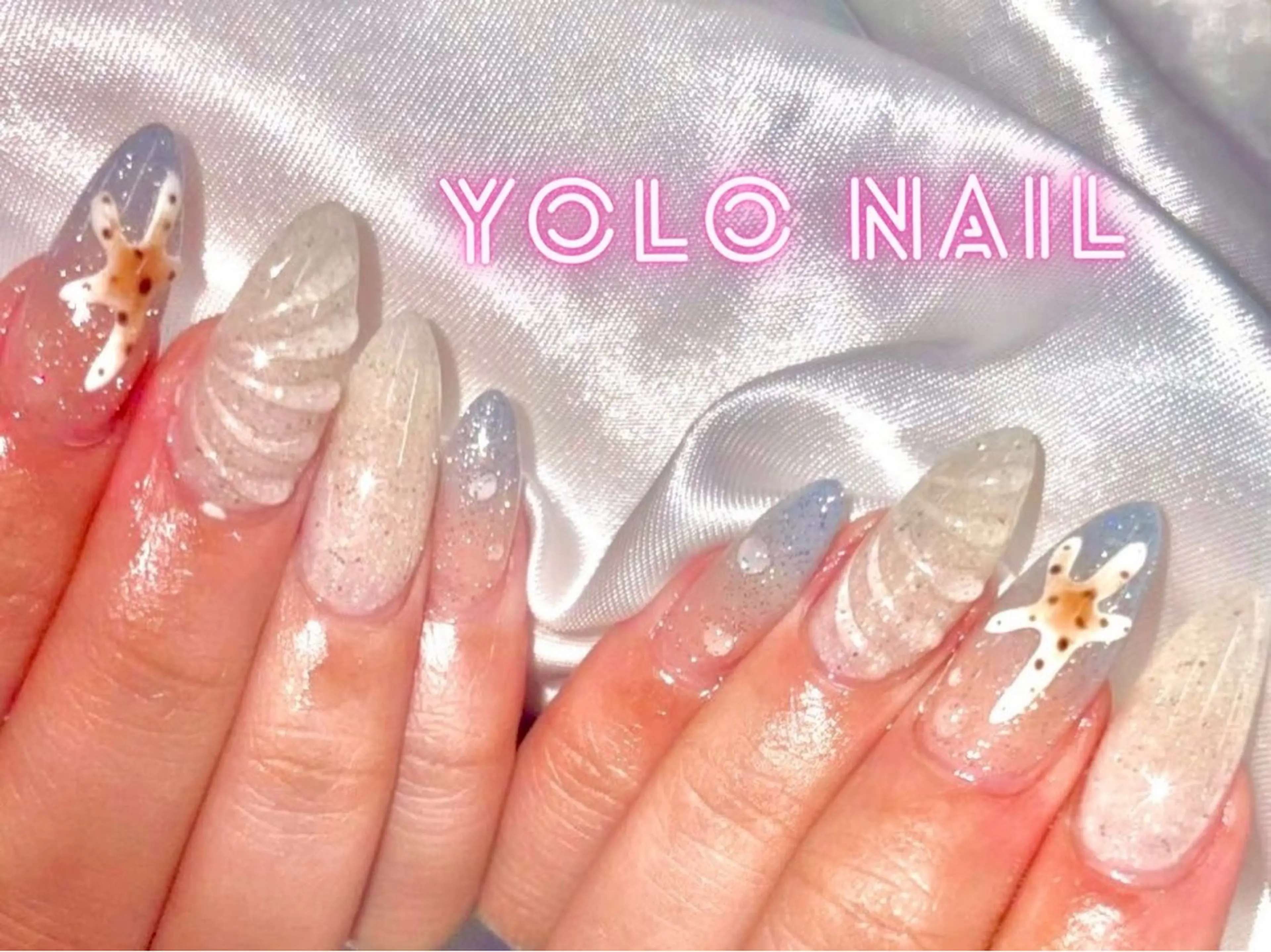 ネイル 持ち込み ハンドネイル YOLONAIL心斎橋店所属・田本 和音のネイルデザイン